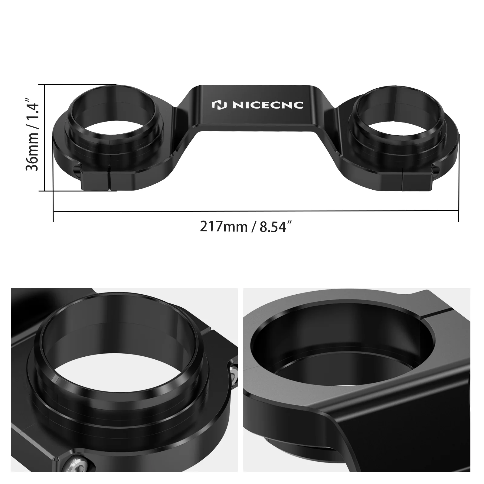 Front Fork Stabilizer Brace Clamp Bracket For Suzuki DR650 S / SE 1996-2024 - Image 5
