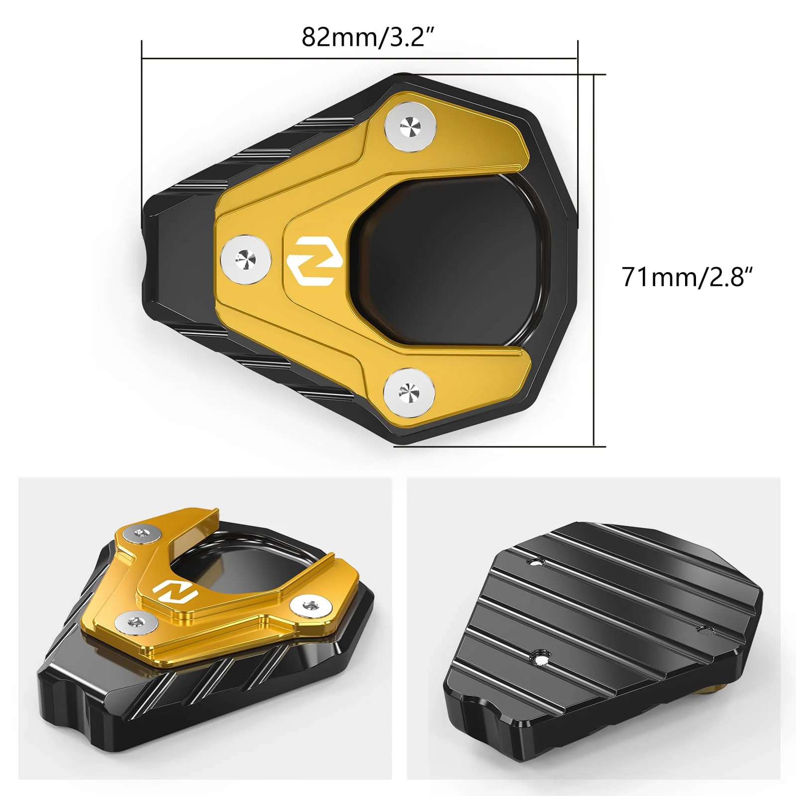 Kick Side Stand Pad Extension Plate For Suzuki DRZ400S 2000-2024 - Image 12