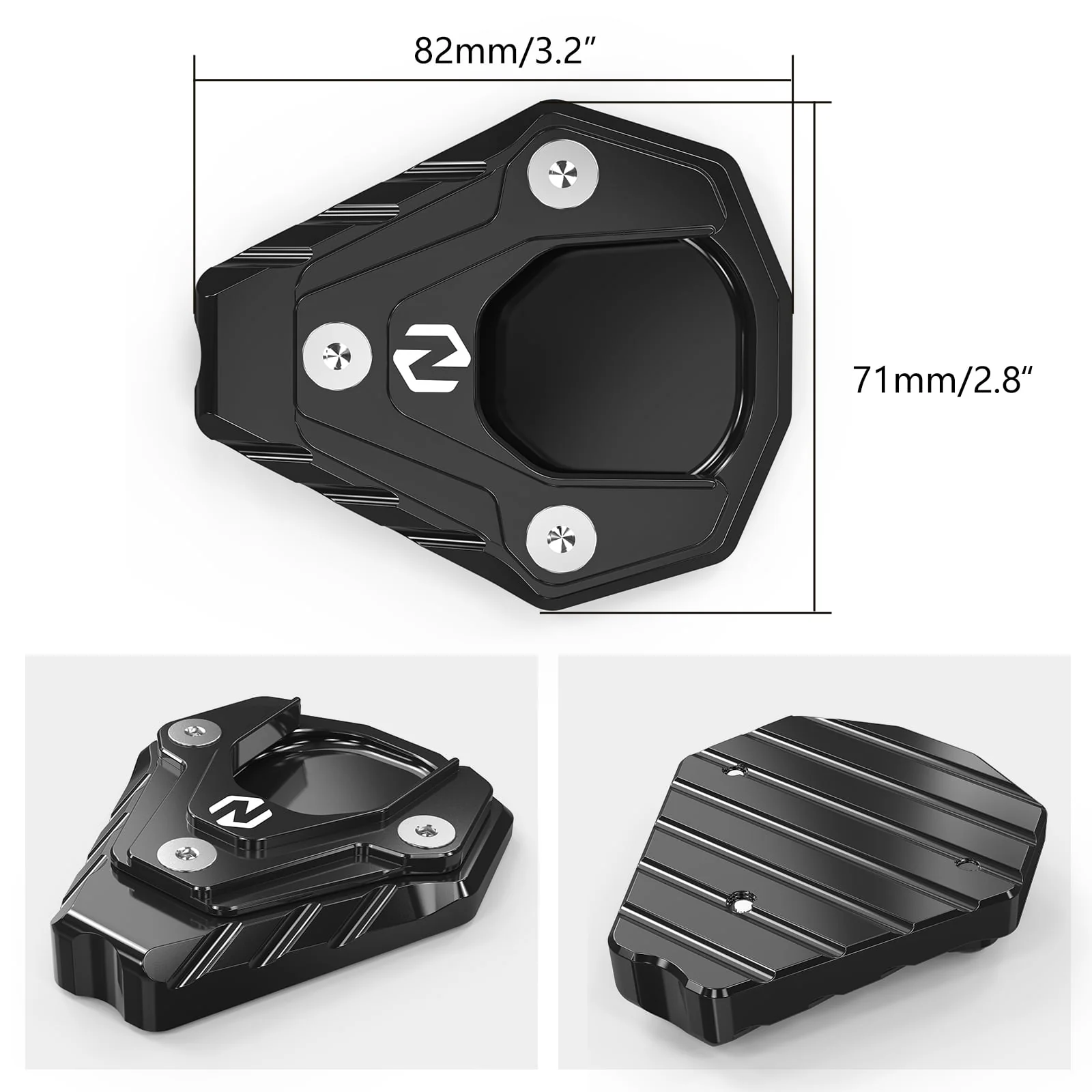 Kick Side Stand Pad Extension Plate For Suzuki DRZ400S 2000-2024 - Image 7