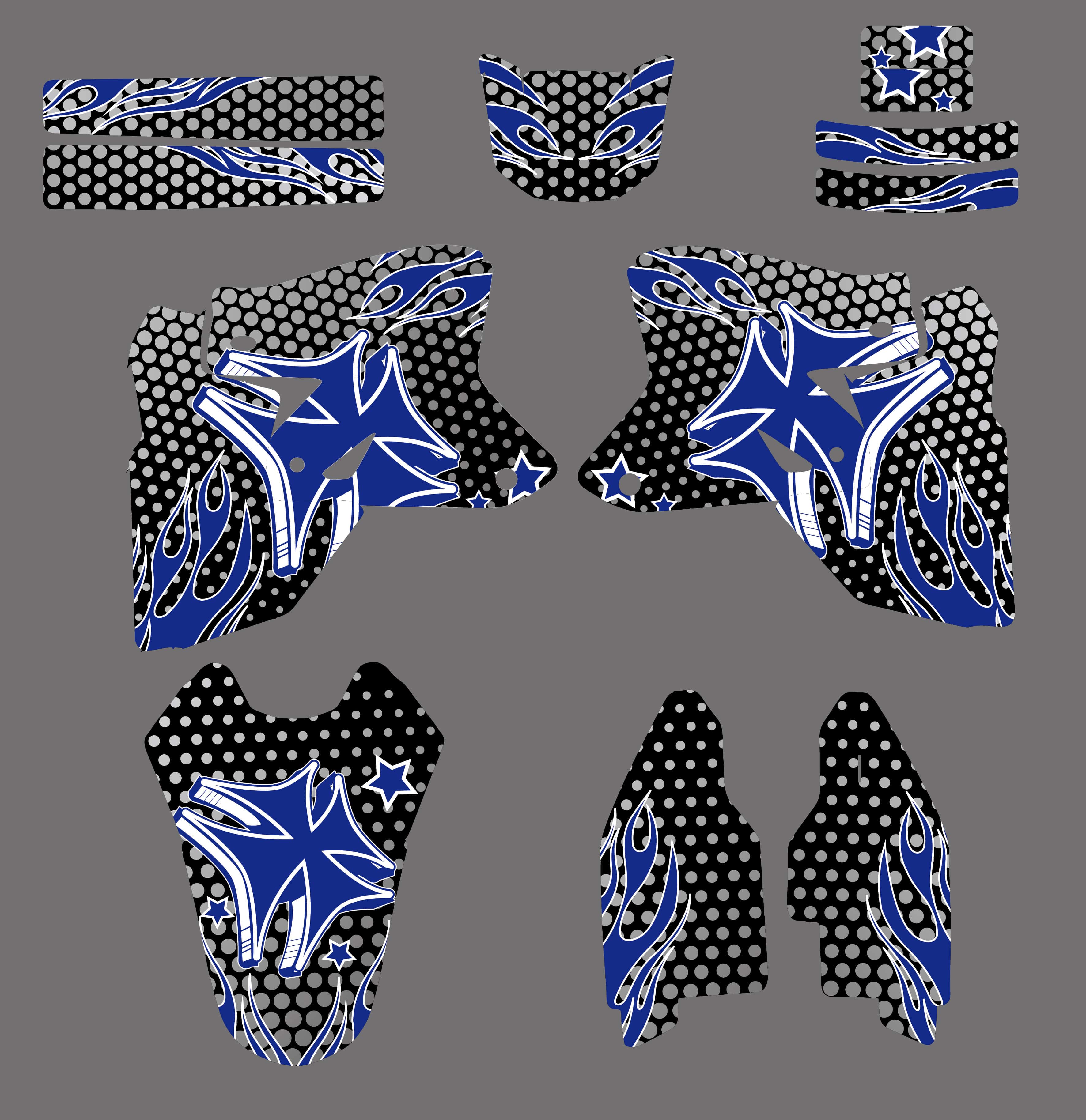 Suzuki DRZ400/E/S/SM 04-14 New Style Team Graphics - Image 2