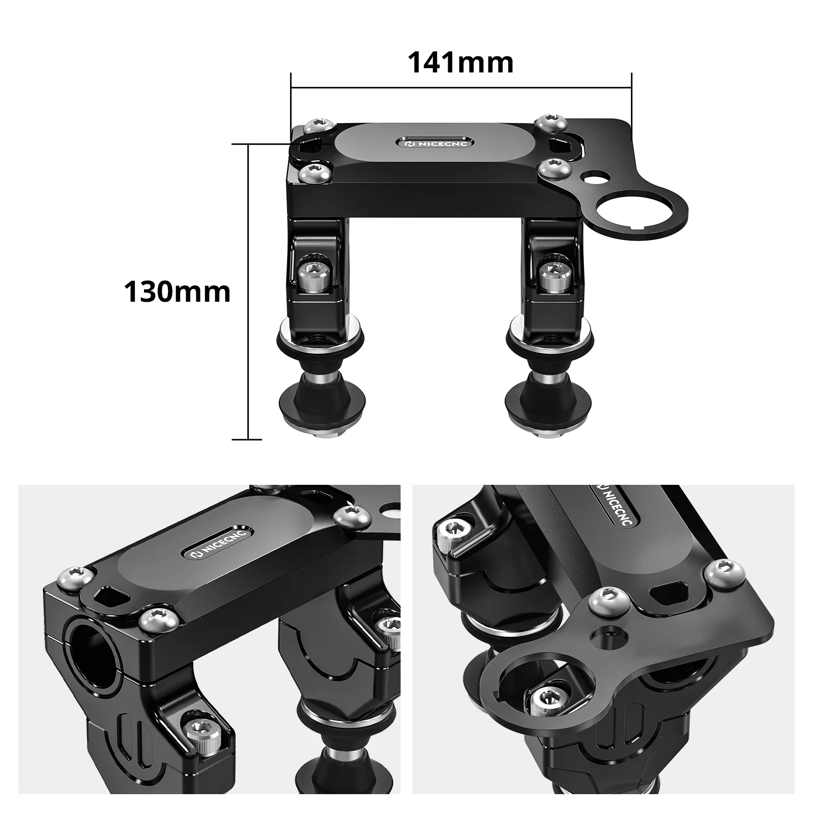 Offset Handlebar Riser Mount Clamp Kit For Suzuki DRZ400SM 2005-2024 - Image 18
