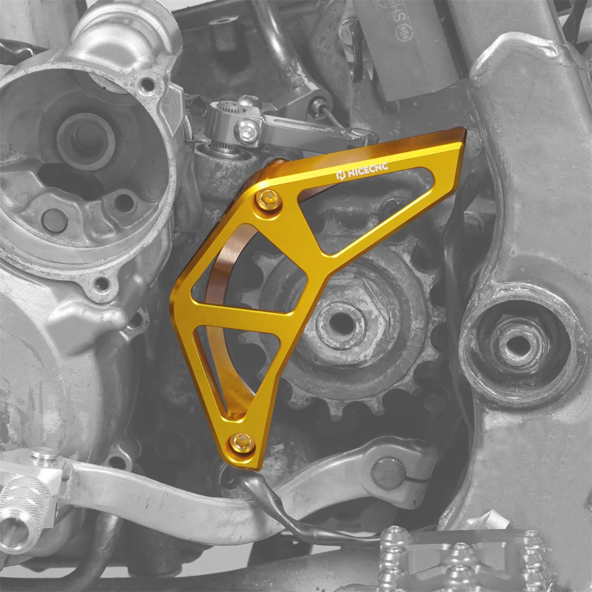 Front Sprocket Guard Chain Cover For Suzuki DRZ400S / SM 2000-2024 - Image 2