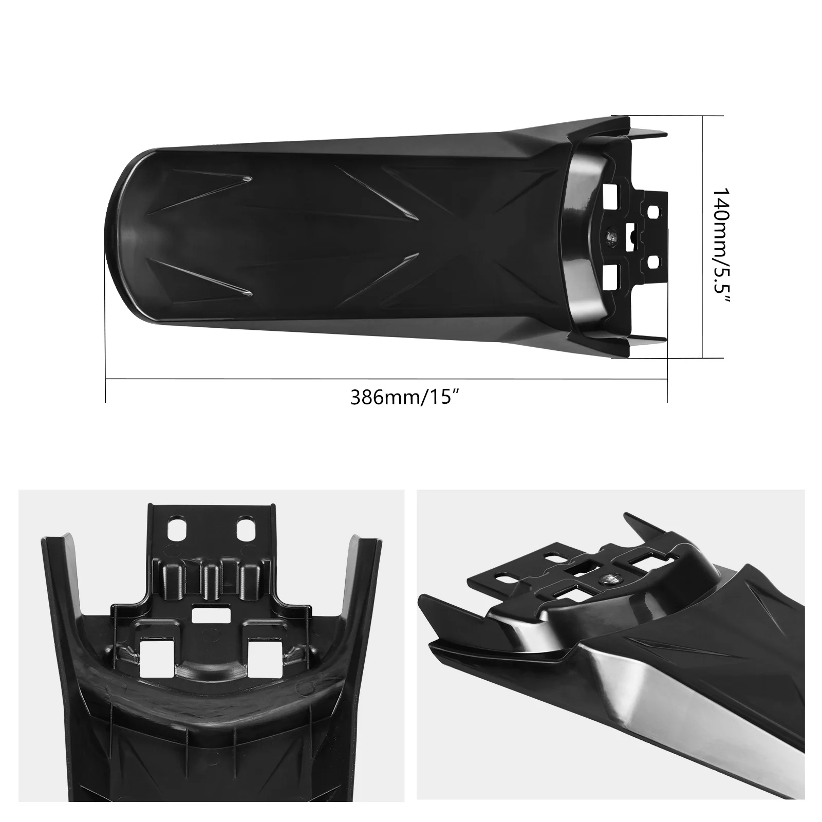 Tail Light Mounting Bracket & Extended Rear Fender For Surron Light Bee X/ S - Image 7
