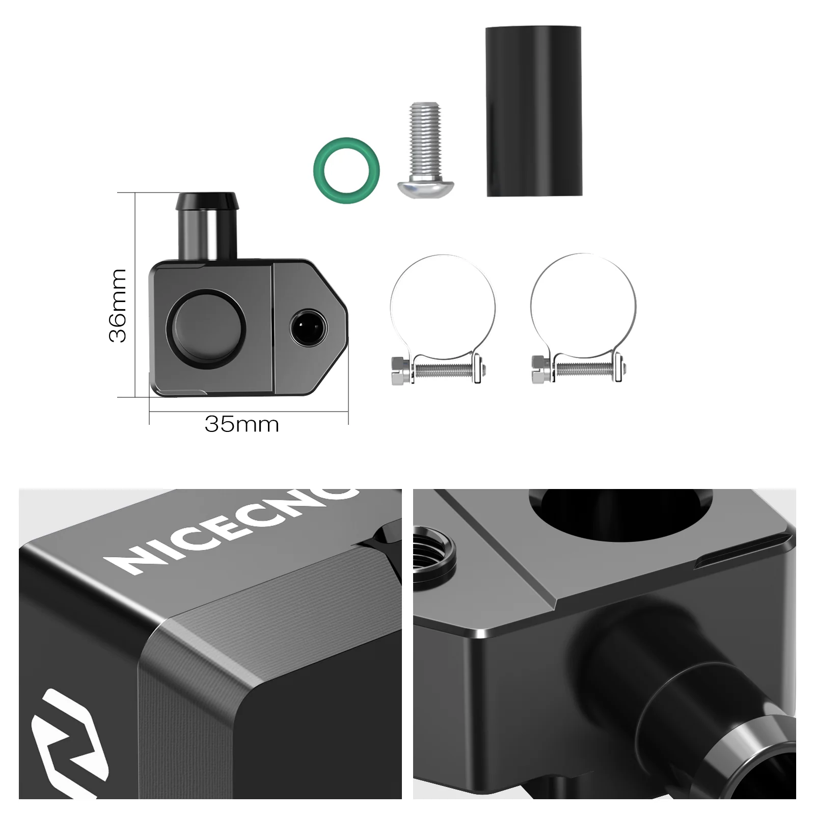 TBI Crankcase Pressure Sensor Bracket For KTM 125 250 300 SX XC 23-26 / 250 300 EXC XCW 24-26 - Image 20