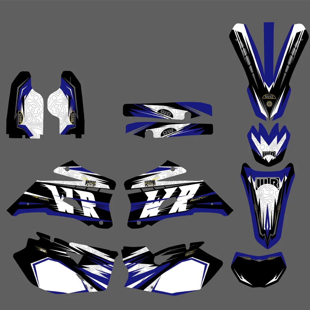 Team Decals Stickers Graphics Kit For Yamaha WR250F WR450F 2007-2011 - Image 2