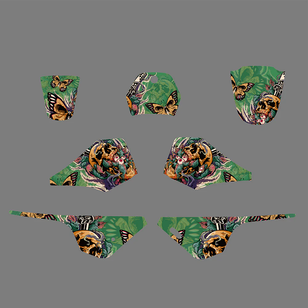 Team Graphics Backgrounds Stickers Decals Set For Yamaha PW80 PW 80 1983-2013 - Image 3