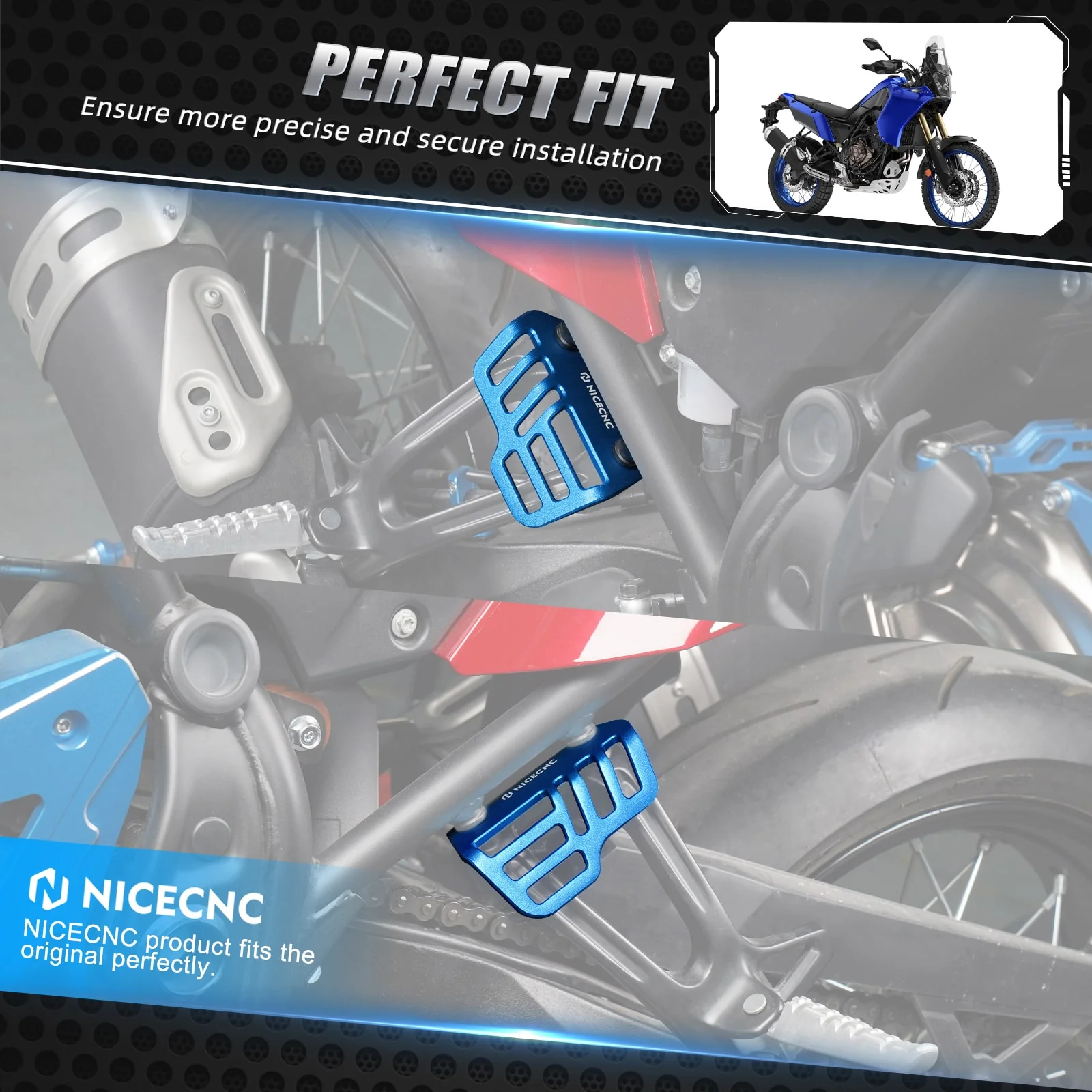 Tie Down Brackets For For Yamaha Tenere 700 /XTZ700 2019-2024 Rally Edition 2020-2024 - Image 3