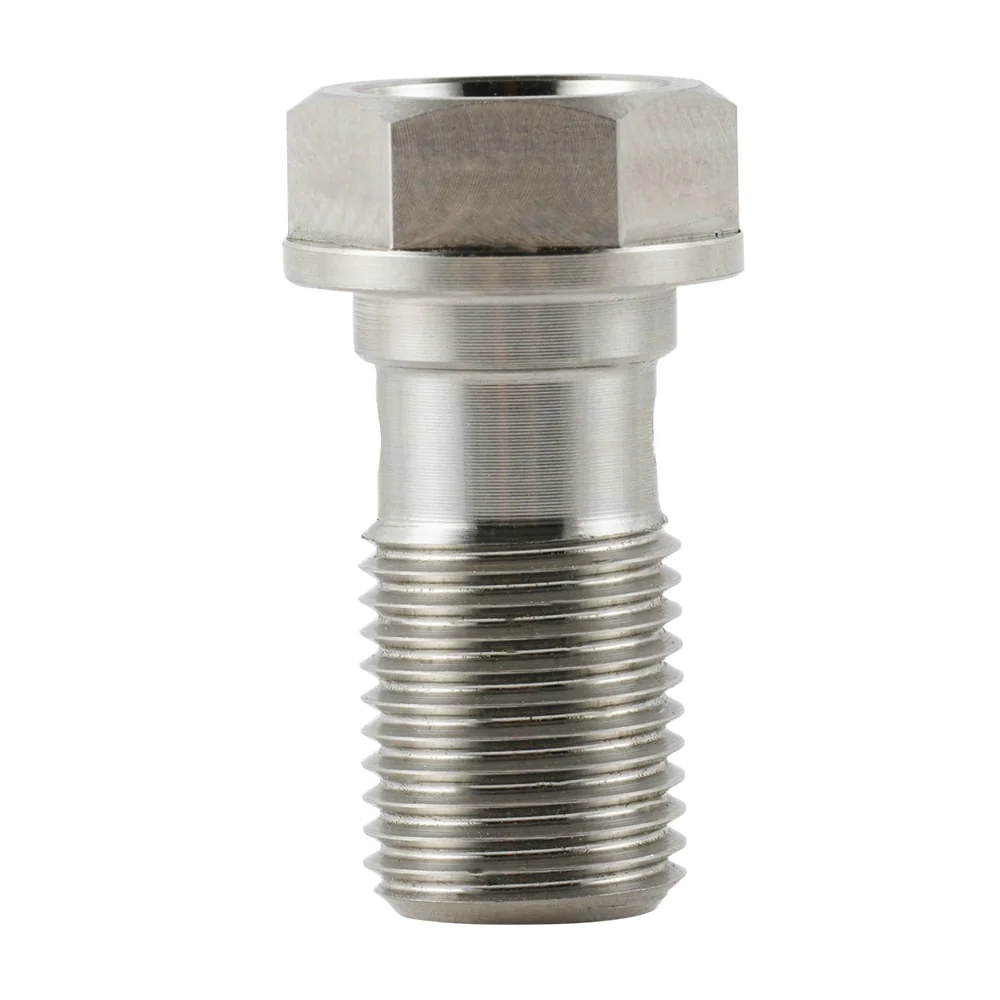 M10 x 1.0 Titanium Ti Banjo Bolt For Brembo Single Brake Line - Image 2
