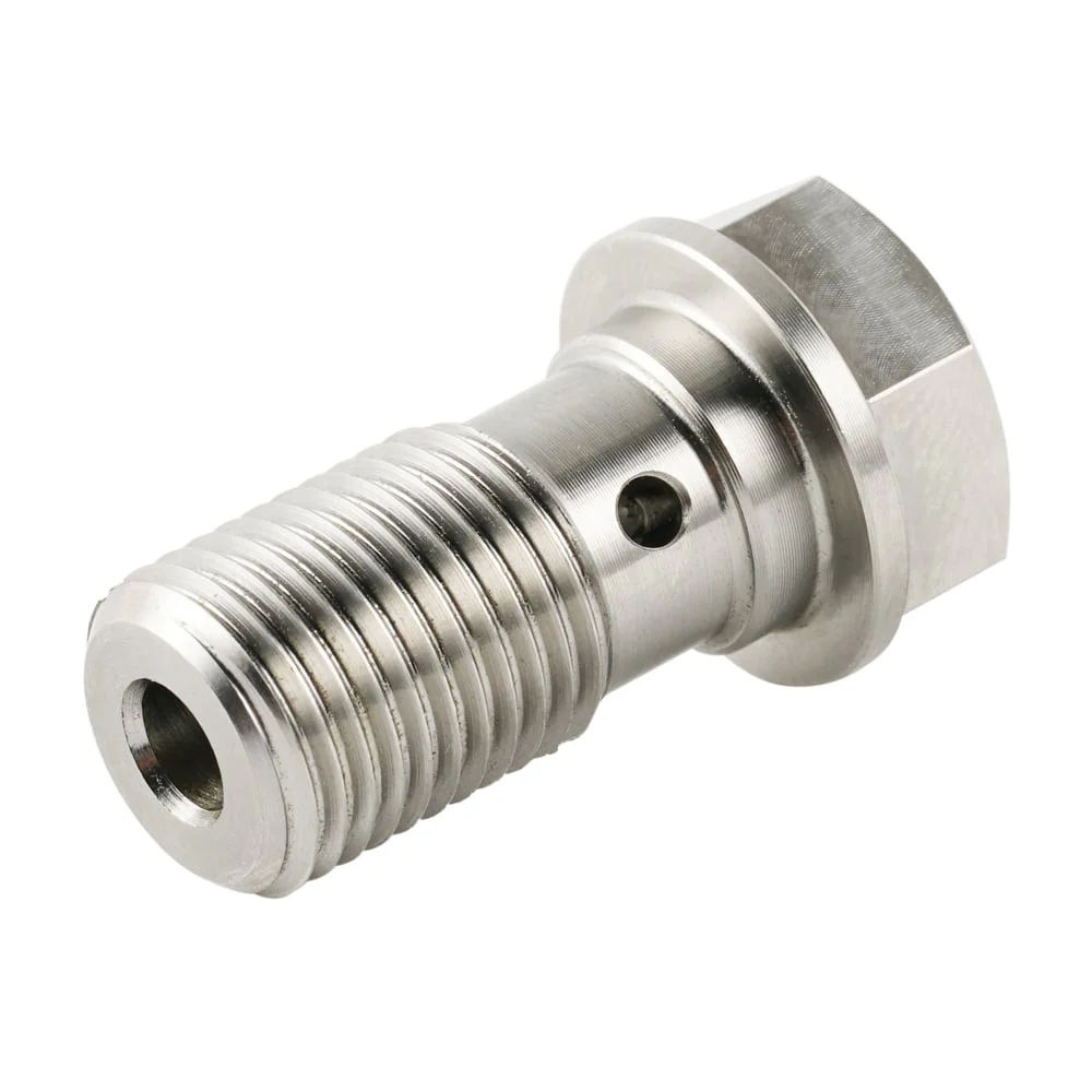 M10 x 1.0 Titanium Ti Banjo Bolt For Brembo Single Brake Line - Image 4
