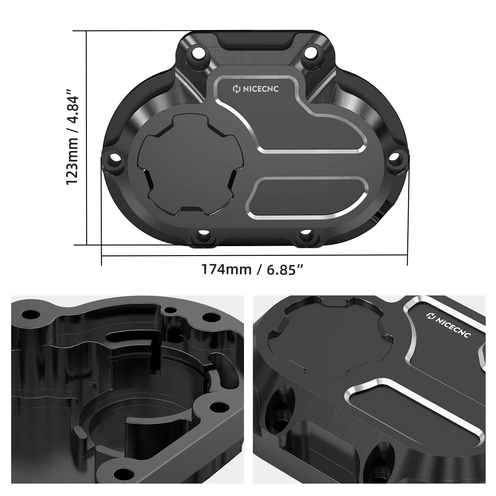 Transmission Side Cover For Harley Dyna Twin Cam Models 2006-2017 - Image 14