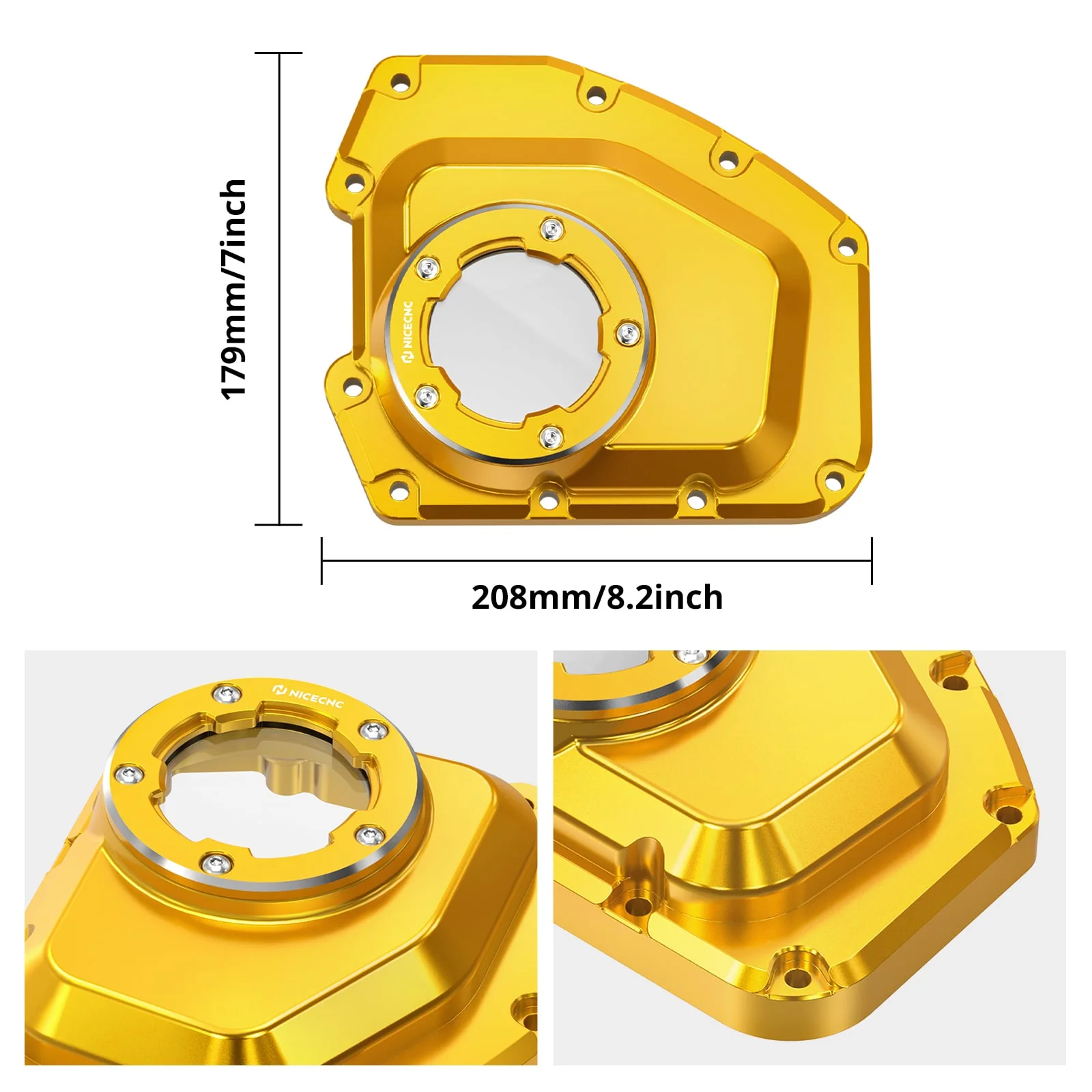 Transparent Cam Shaft Cover For Harley Road King 2001-2016 Dyna / Softail 2001-2017 - Image 20