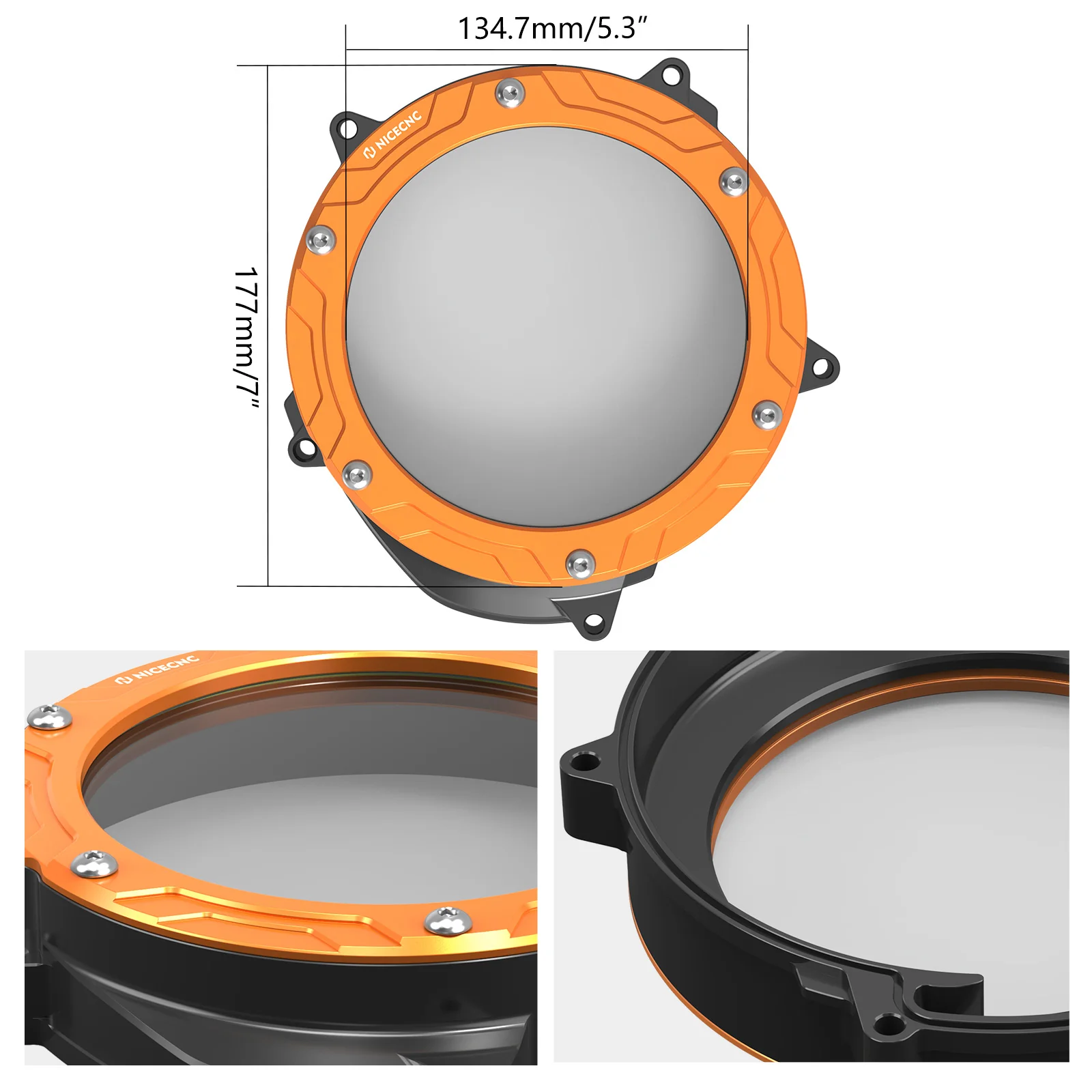 Transparent Engine Clutch Cover For KTM 1390 SUPER DUKE R / EVO 2024-2025 - Image 2