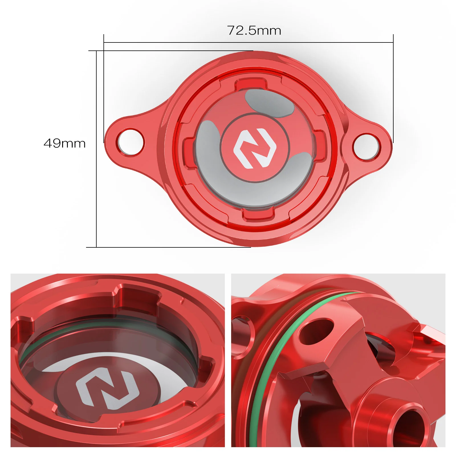 ATV Transparent Oil Filter Cover For Honda TRX450R 2004-2005 - Image 2
