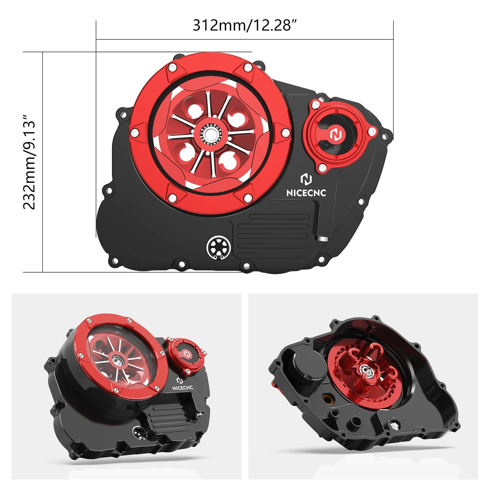 Transparent Right Engine Clutch Cover For Honda XR650L 1993-2025 - Image 7