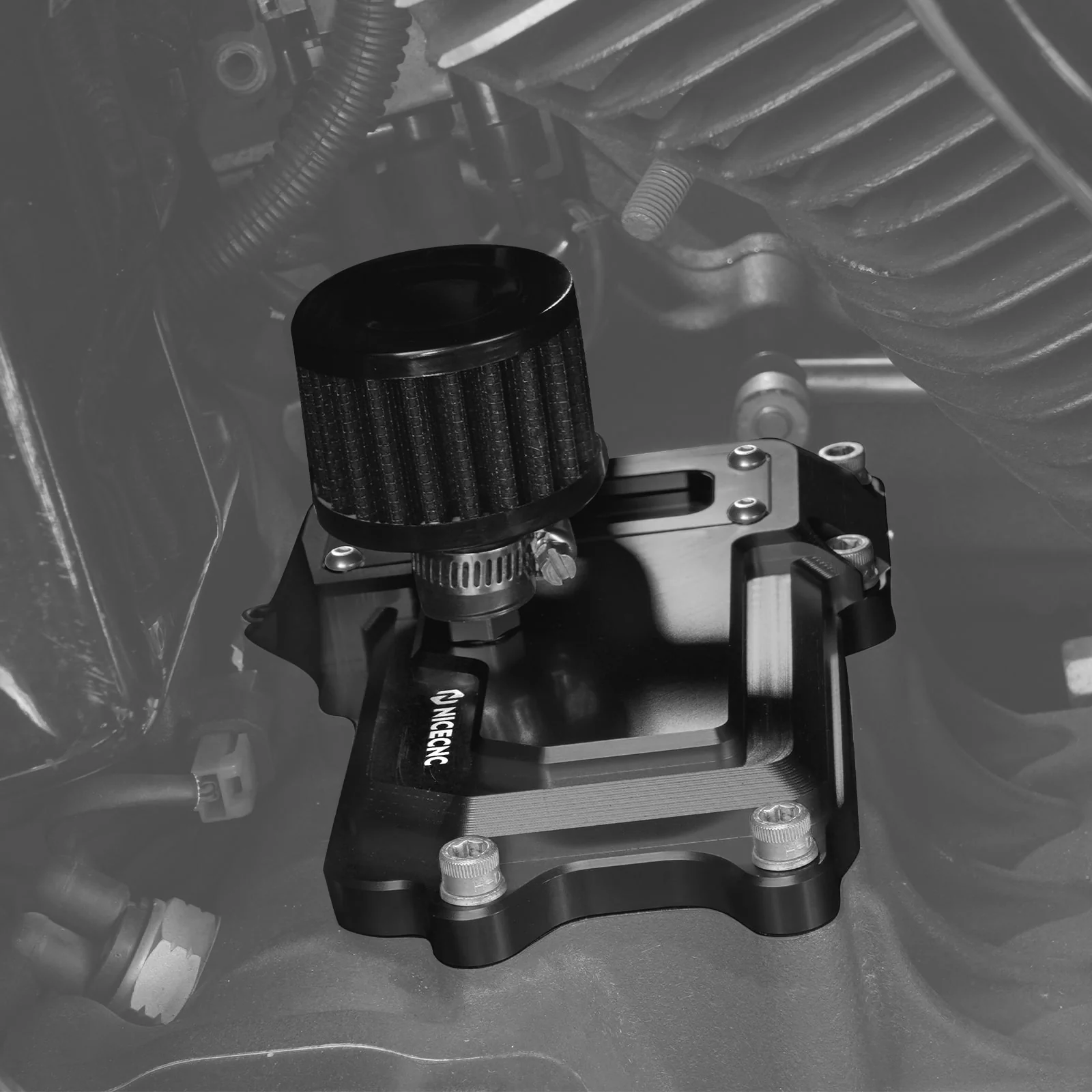 Transparent Vented Transmission Top Cover For Harley Dyna Twin Cam 2006-2017 - Image 2