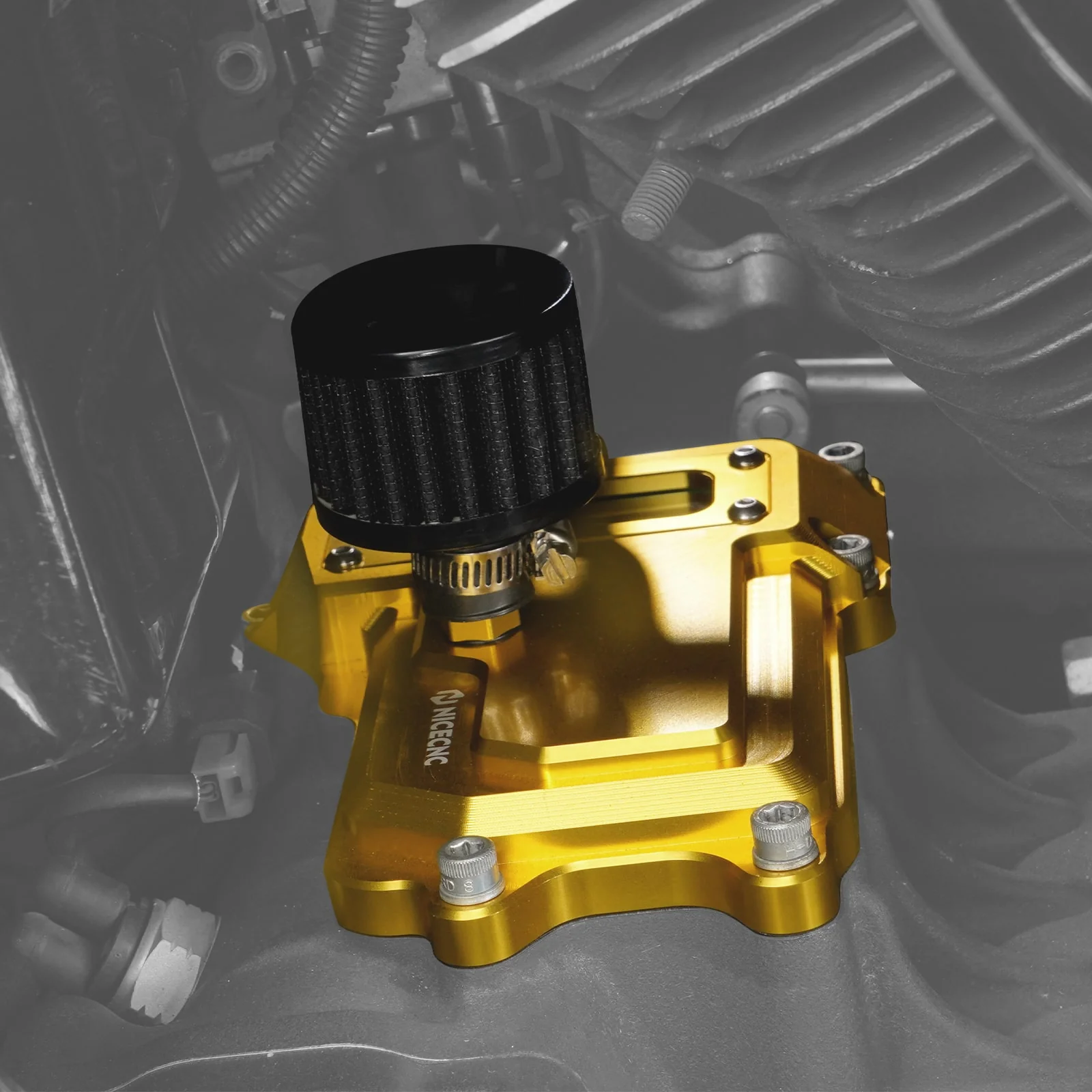 Transparent Vented Transmission Top Cover For Harley Dyna Twin Cam 2006-2017 - Image 3