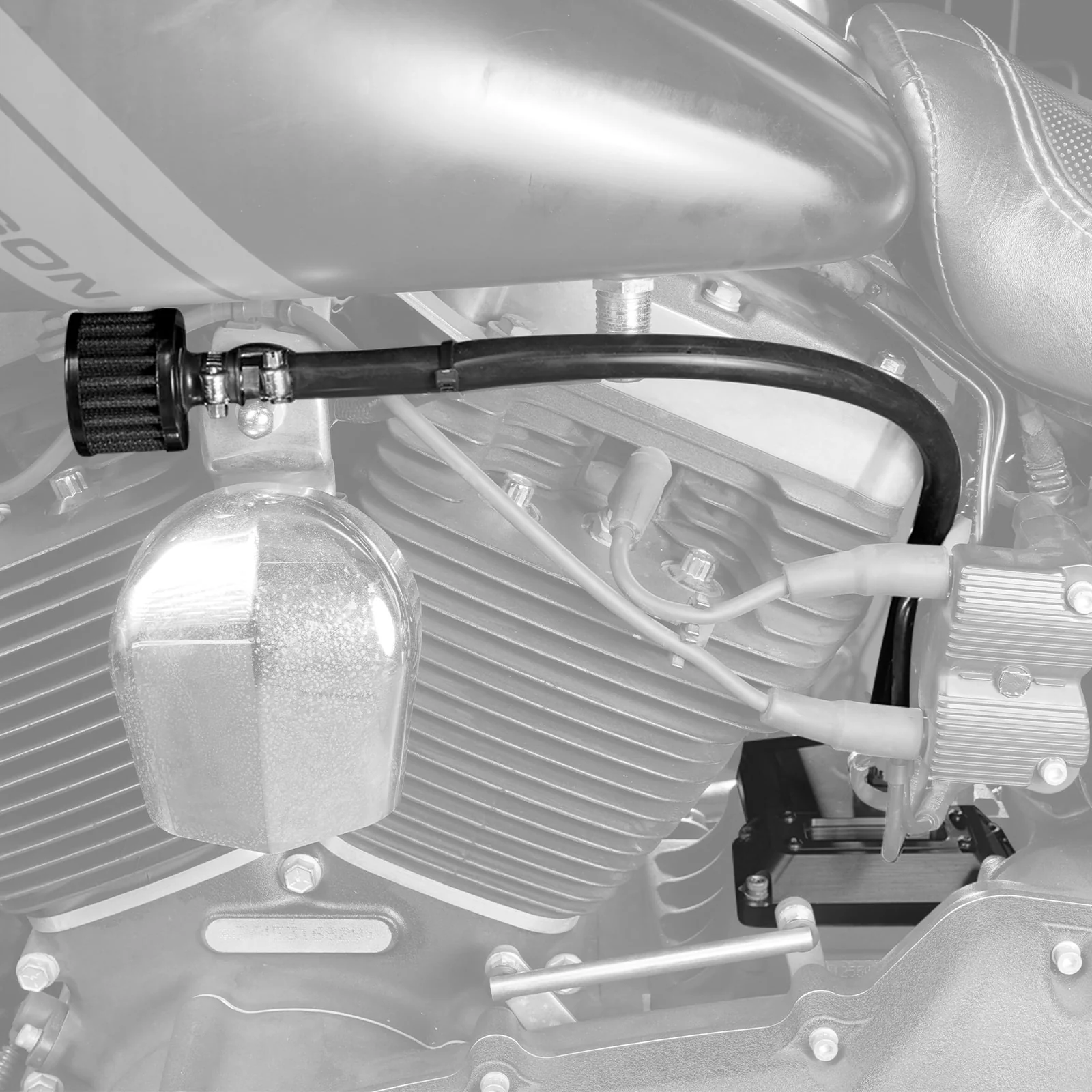 Transparent Vented Transmission Top Cover For Harley Dyna Twin Cam 2006-2017 - Image 4