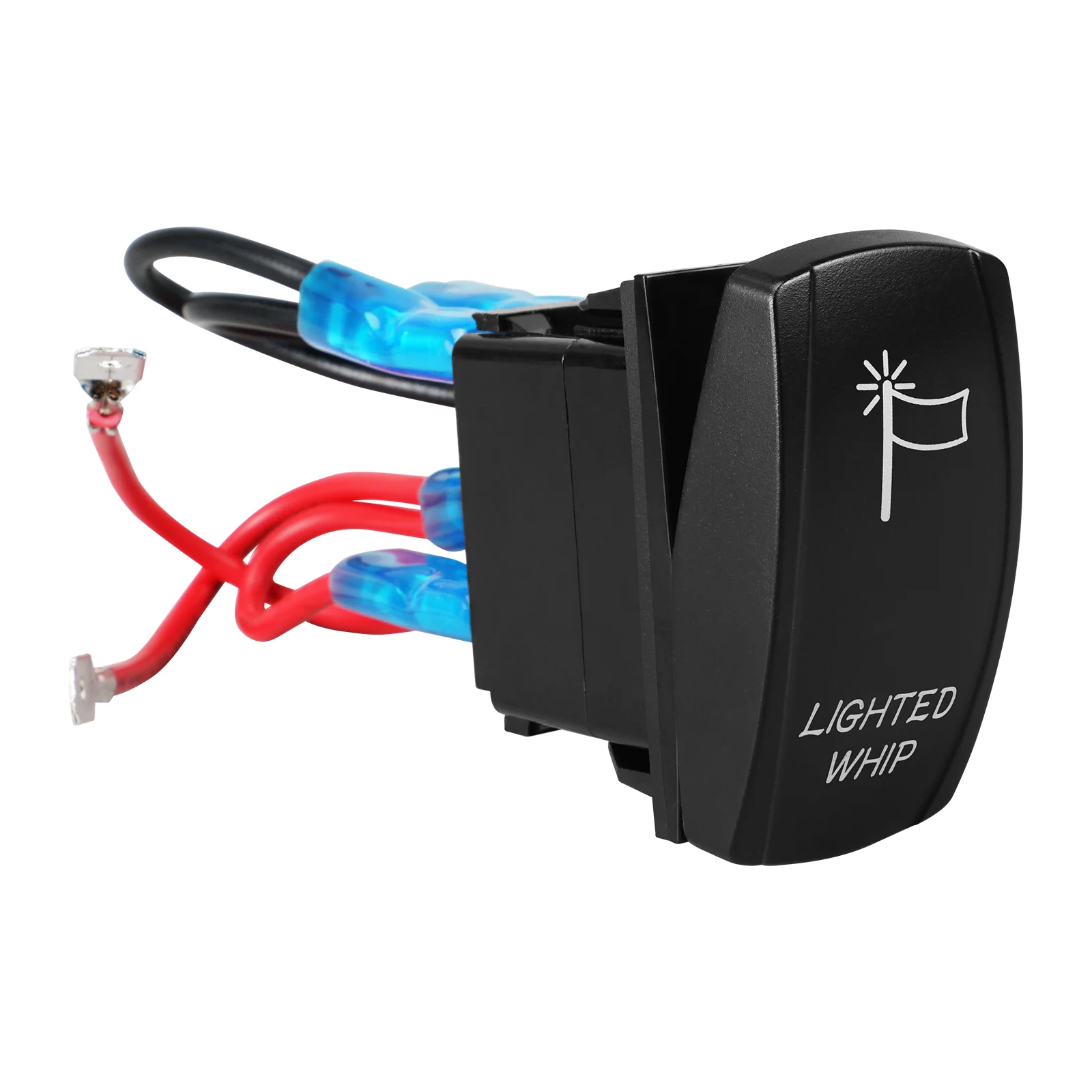 UTV ATV 12V 20A LED Light Rocker Switch ON-OFF Toggle Switch Laser - Image 5