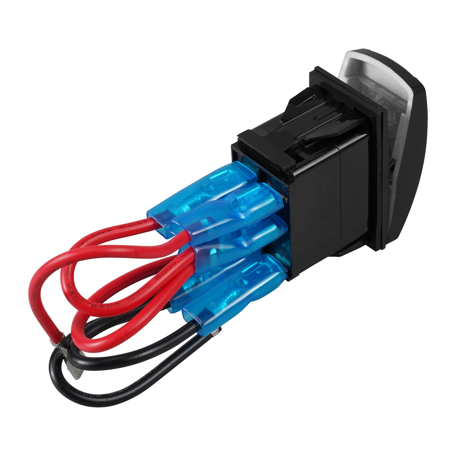 UTV ATV 12V 20A LED Light Rocker Switch ON-OFF Toggle Switch Laser - Image 9