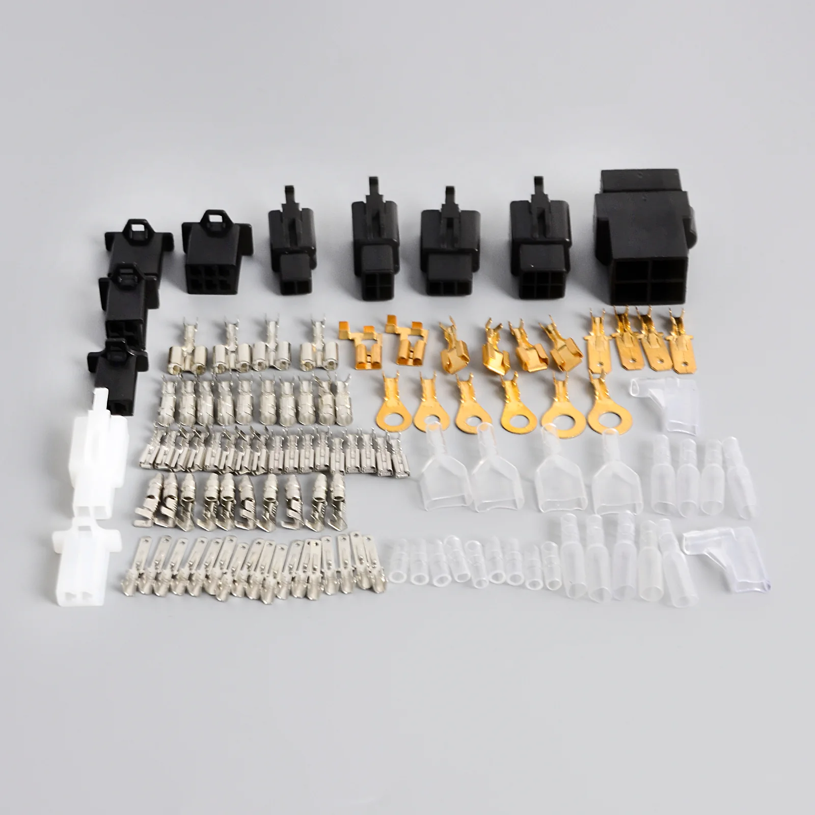 Universal Motorcycle Electrical Wiring Harness Repair Connector Plug Bullets PVC - Image 2