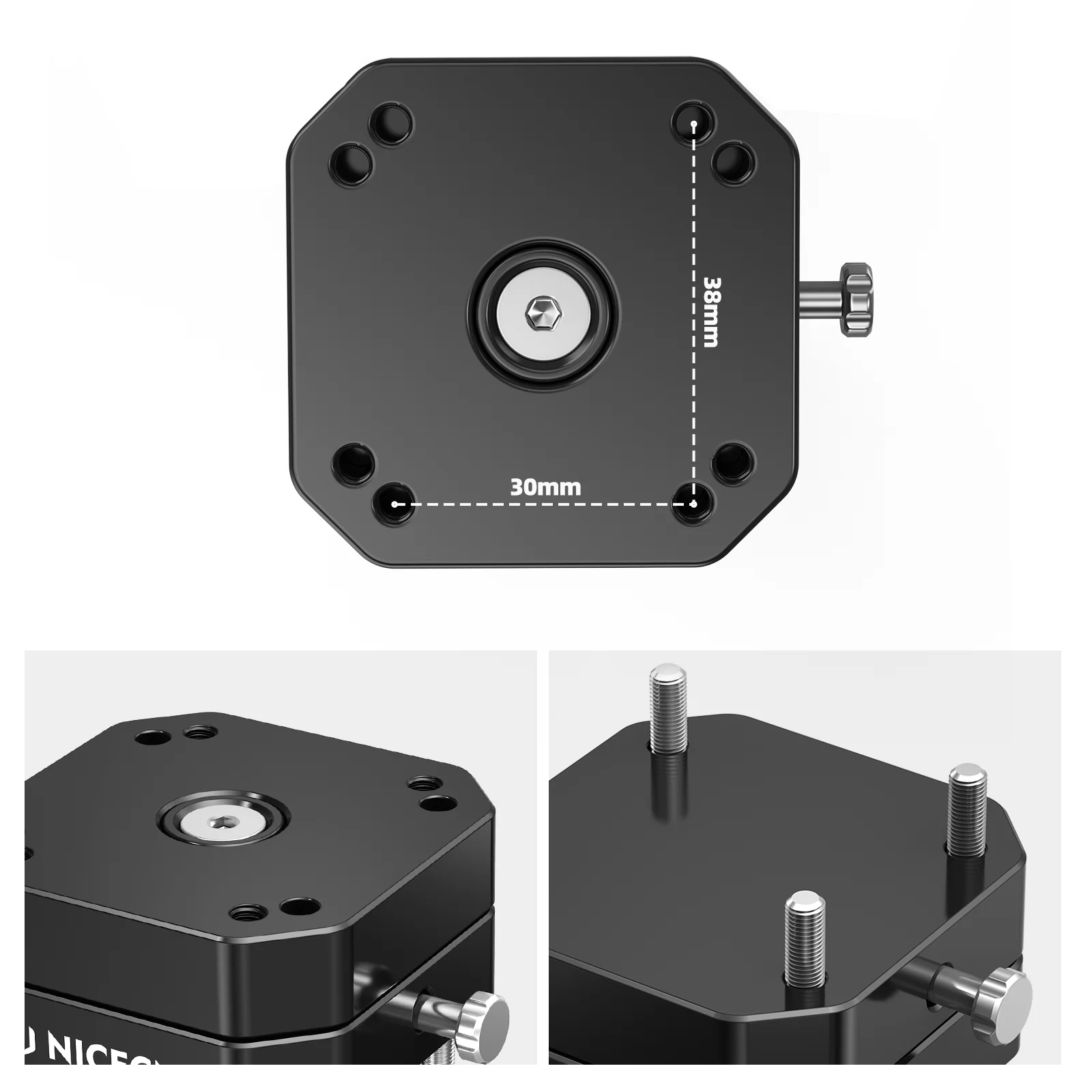 Universal Motorcycle Rotatable AMPS GPS Swivel Mount Bracket - Image 11