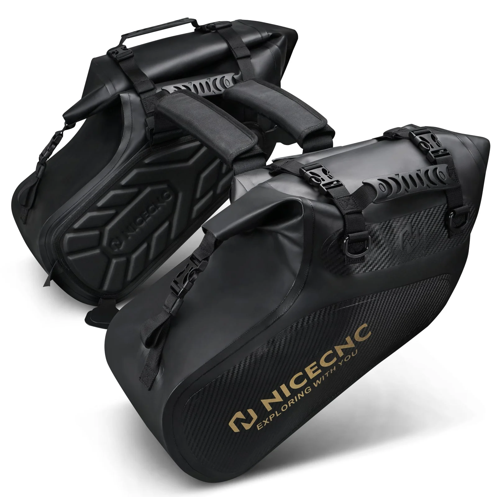 Universal Saddlebags 28L Waterproof For Adventure Sport Motorcycle Racks - Image 5