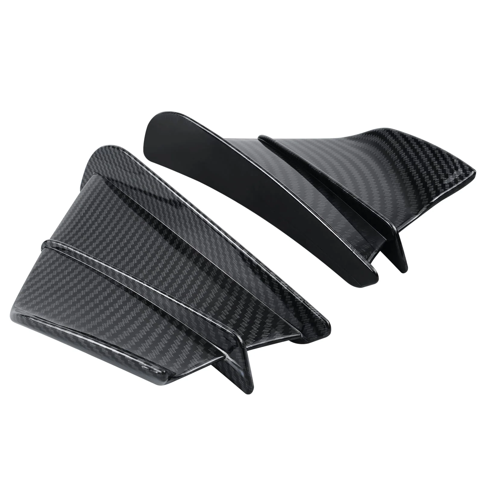 2PCS Universal Motorcycle Side Winglet Air Deflector Spoiler - Image 3
