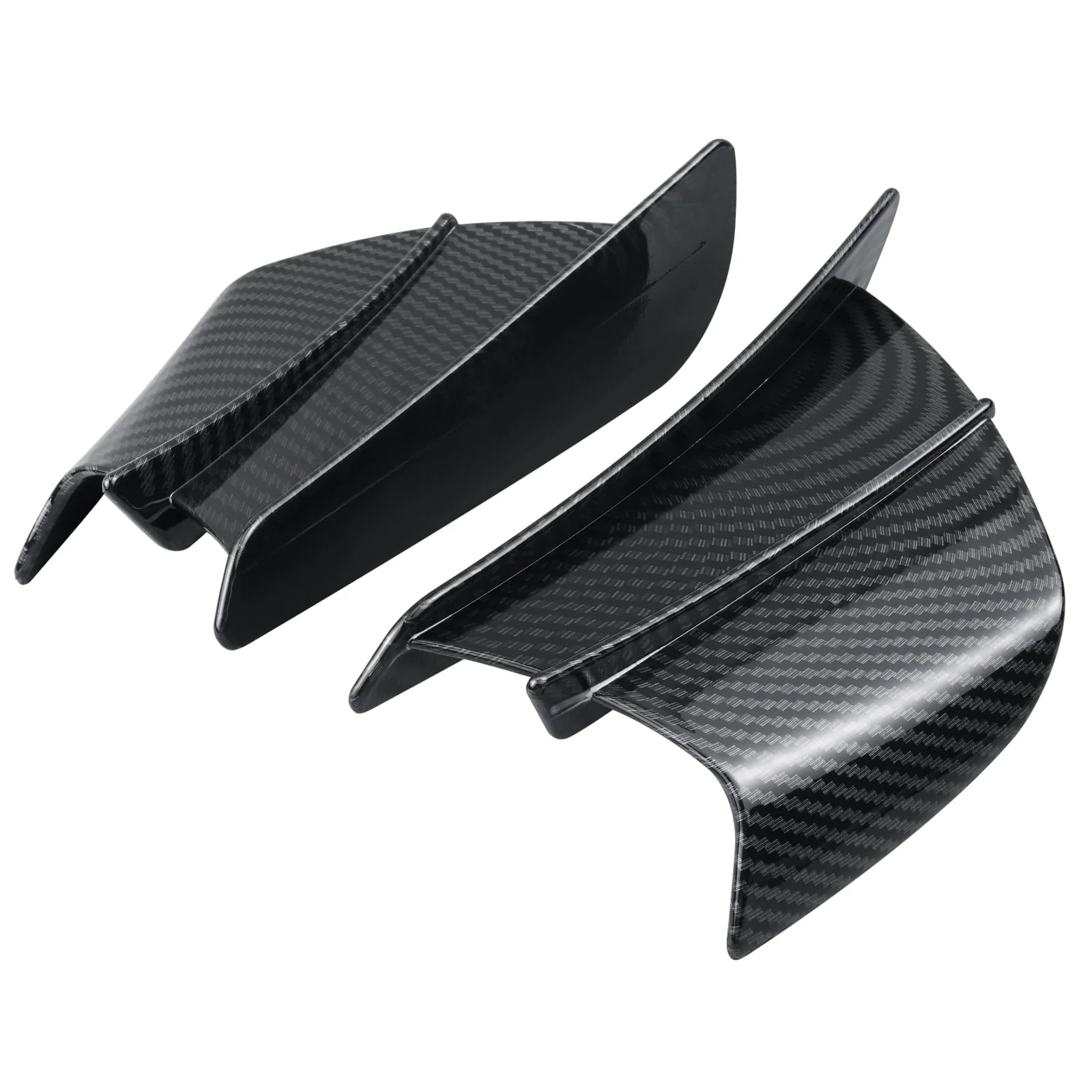 2PCS Universal Motorcycle Side Winglet Air Deflector Spoiler - Image 4