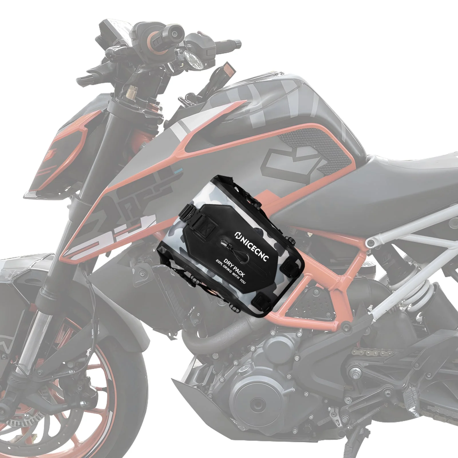 Universal Crash Bar Bag Motorcycle 7L Dry Luggage Bag(Only Ship to US) - Image 12