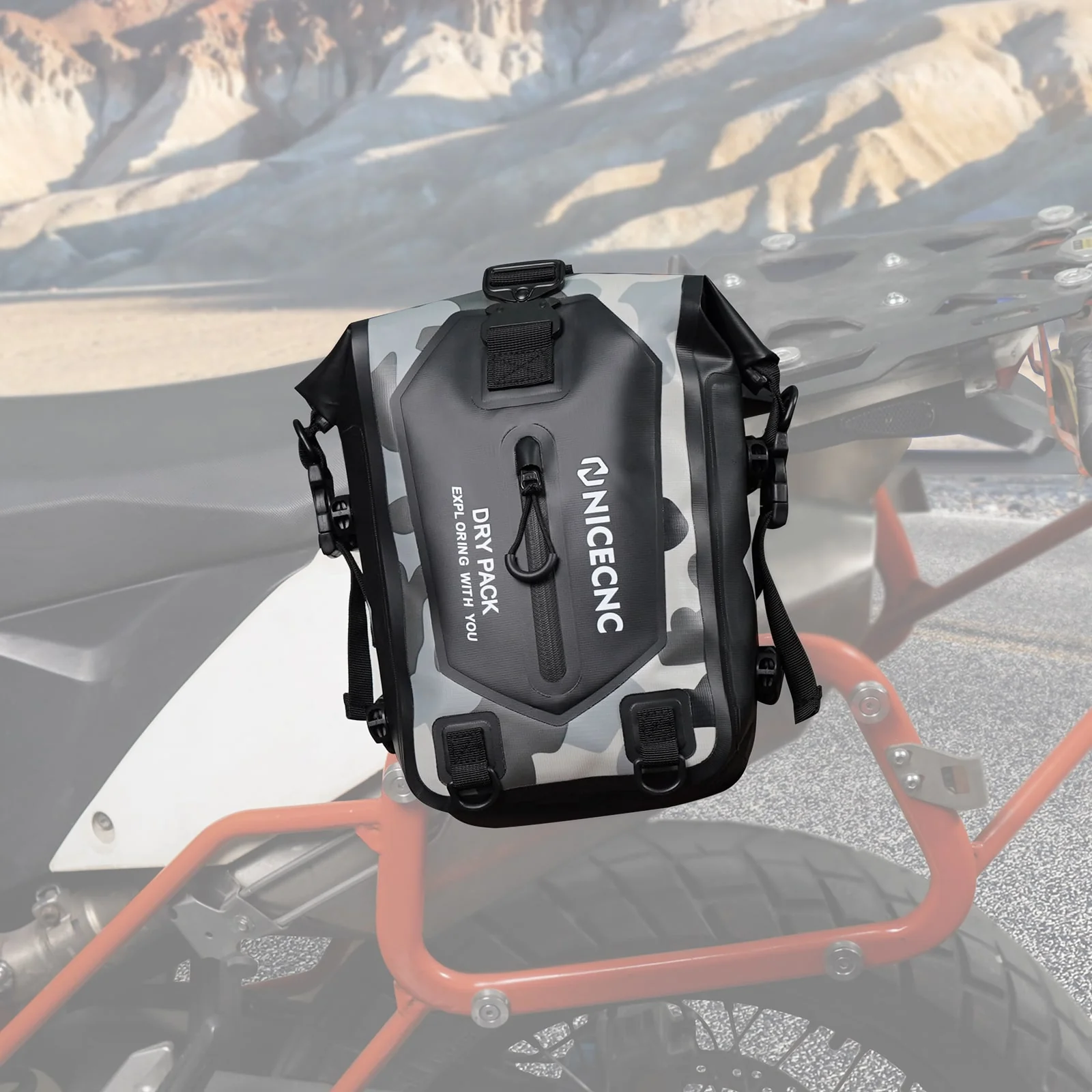 Universal Crash Bar Bag Motorcycle 7L Dry Luggage Bag(Only Ship to US) - Image 13