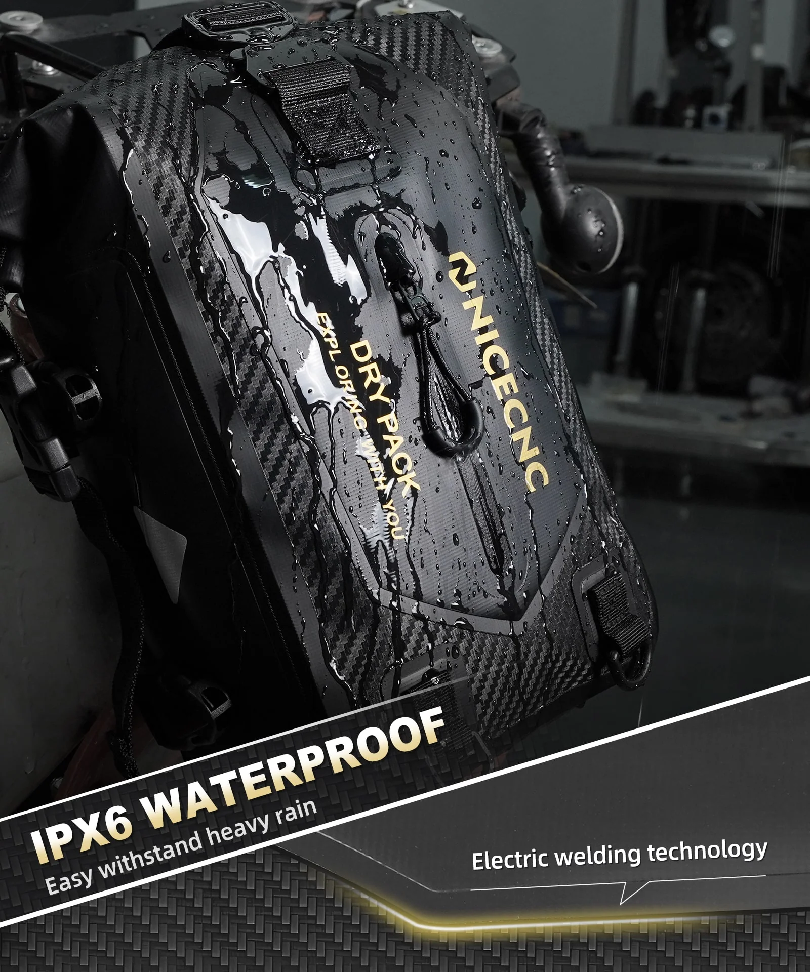 Universal Crash Bar Bag Motorcycle 7L Dry Luggage Bag(Only Ship to US) - Image 19