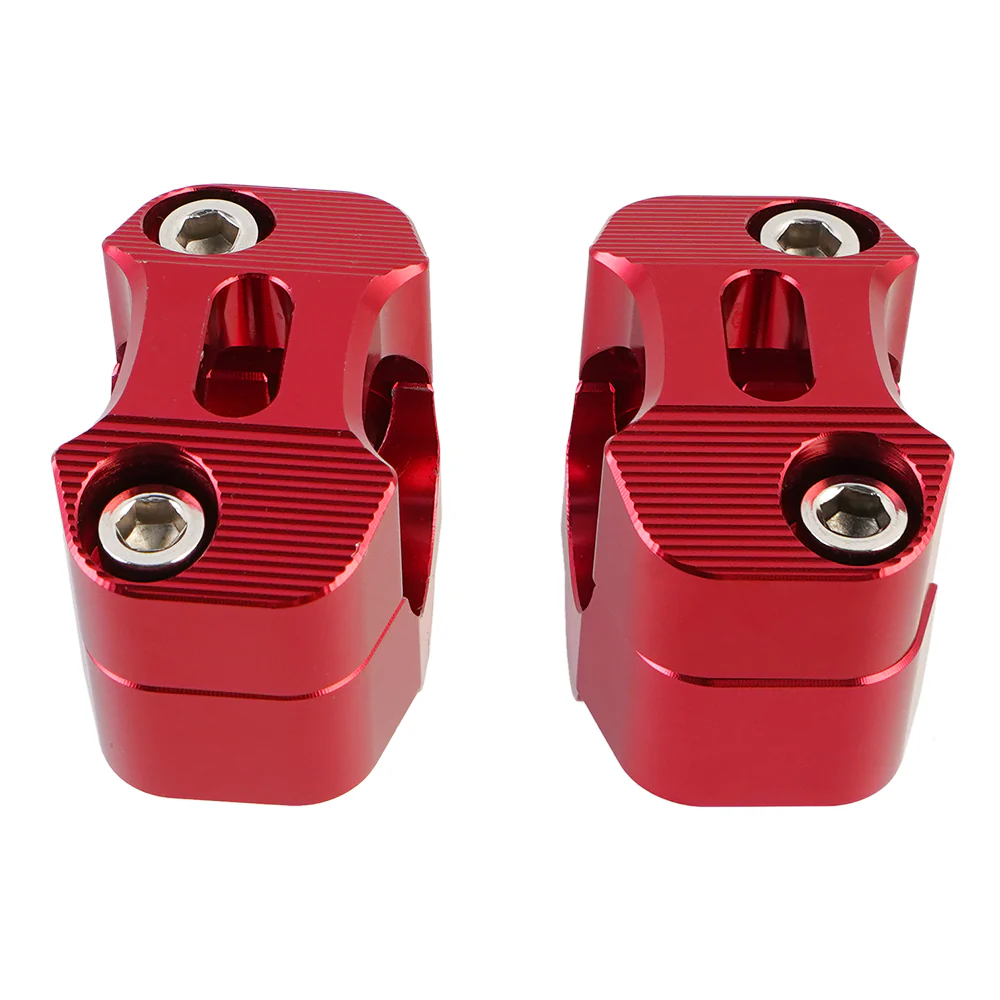 Universal Off-Road Motorcycle ATV Handlebar Mounts 7/8" to 1 1/8" Fat Bar Adapter Kit Riser - Image 10