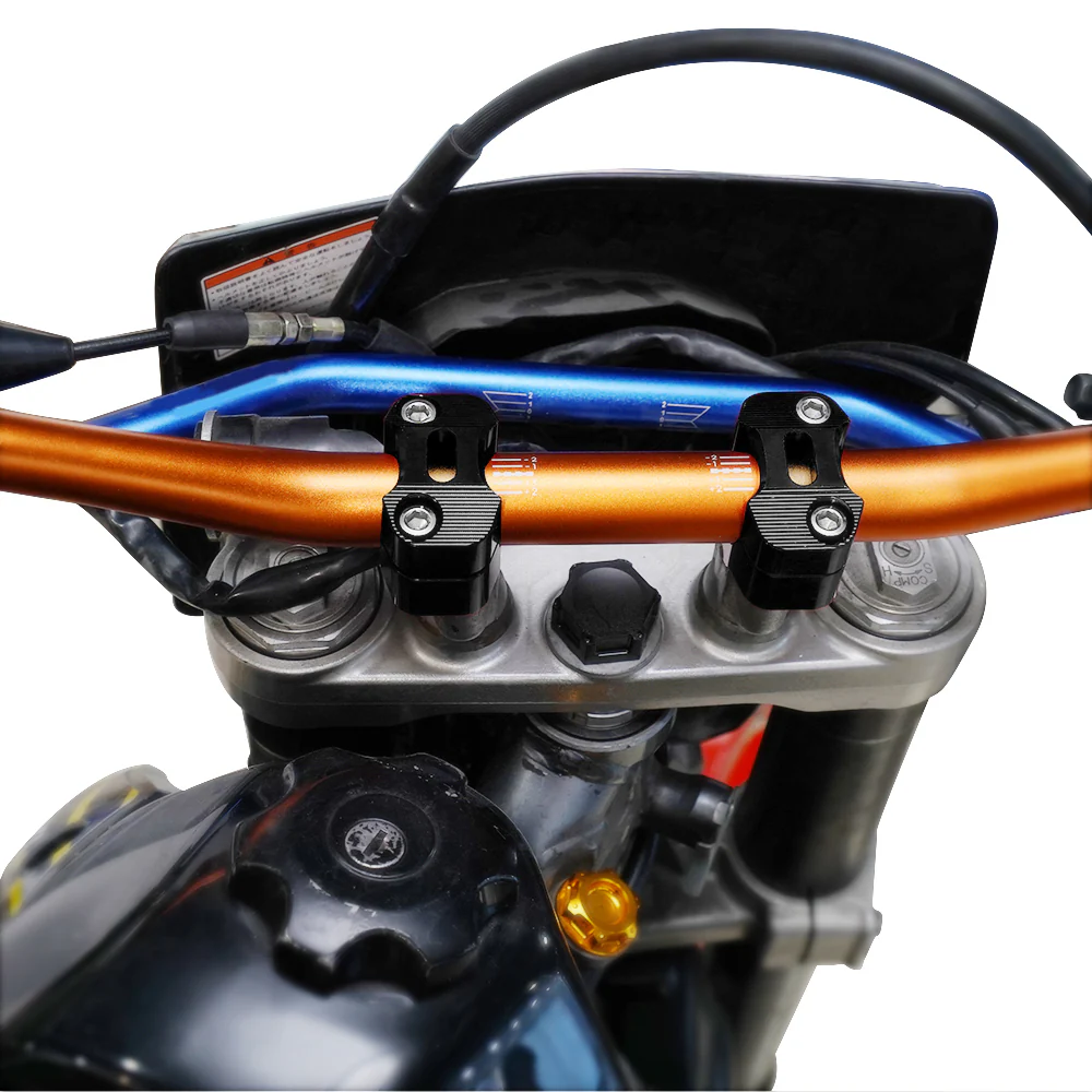 Universal Off-Road Motorcycle ATV Handlebar Mounts 7/8" to 1 1/8" Fat Bar Adapter Kit Riser - Image 13