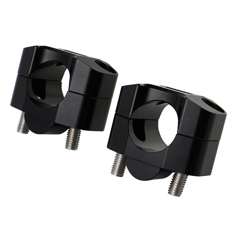 Universal Off-Road Motorcycle ATV Handlebar Mounts 7/8" to 1 1/8" Fat Bar Adapter Kit Riser - Image 14