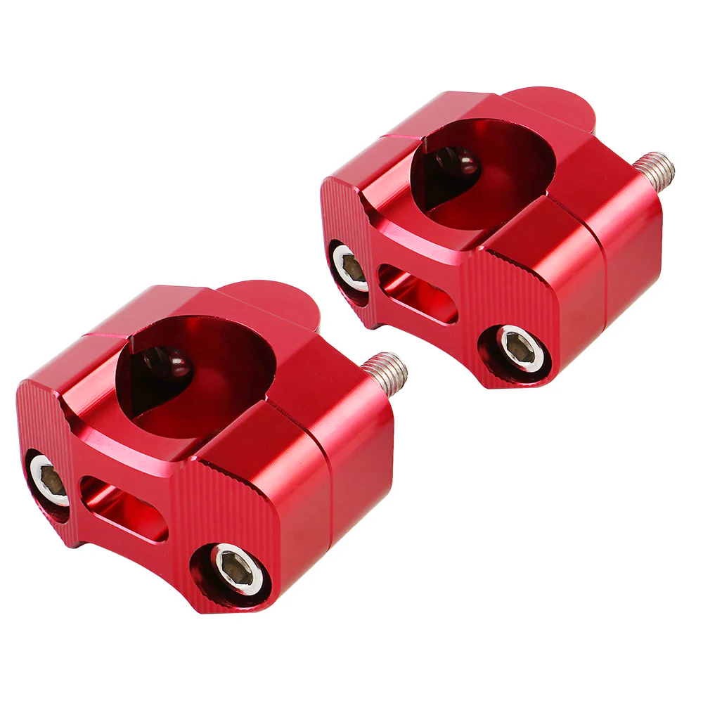 Universal Off-Road Motorcycle ATV Handlebar Mounts 7/8" to 1 1/8" Fat Bar Adapter Kit Riser - Image 4