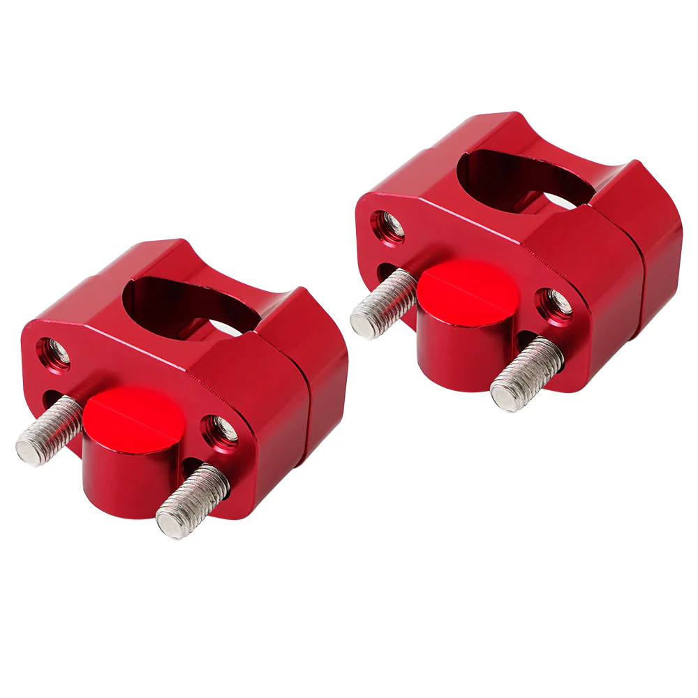 Universal Off-Road Motorcycle ATV Handlebar Mounts 7/8" to 1 1/8" Fat Bar Adapter Kit Riser - Image 6
