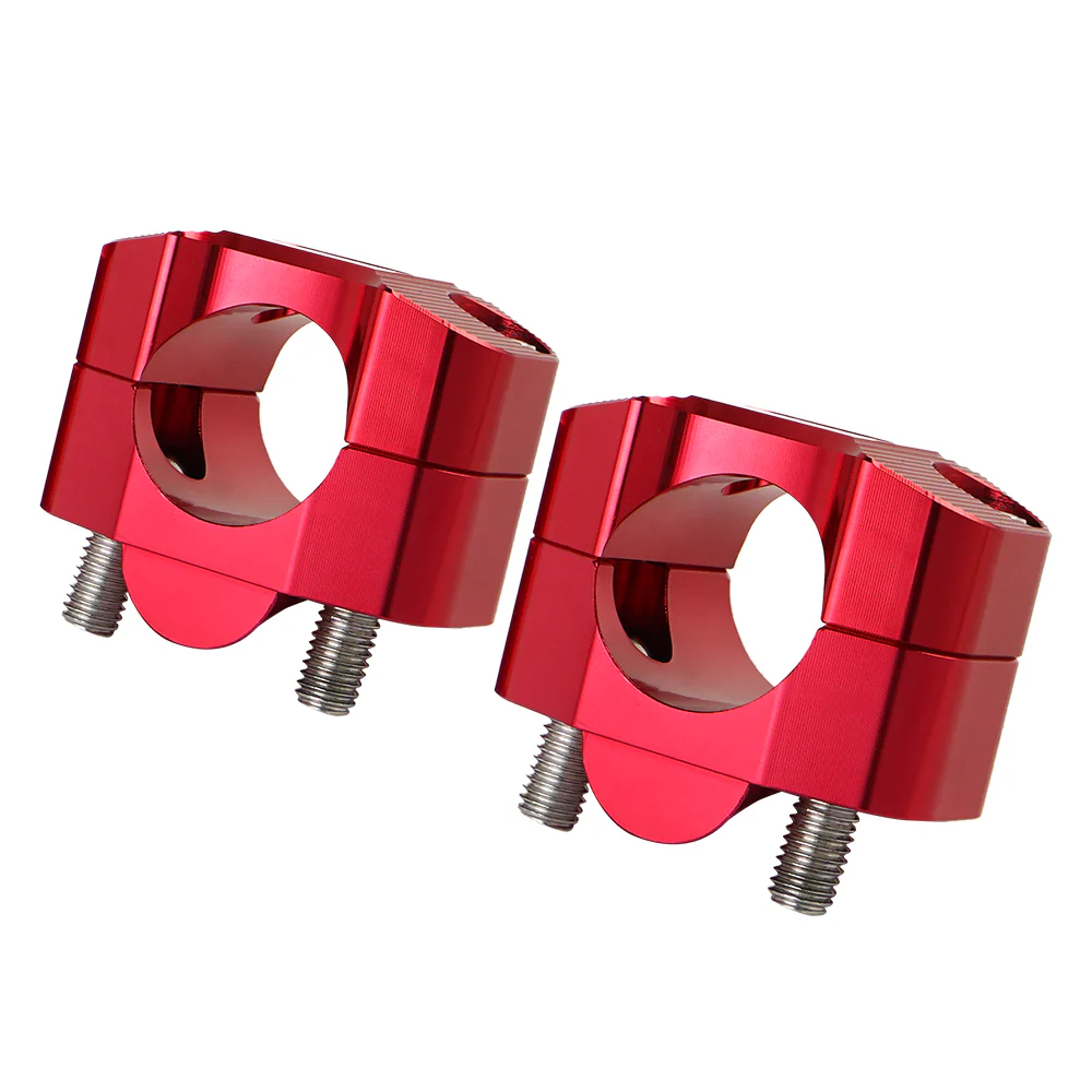 Universal Off-Road Motorcycle ATV Handlebar Mounts 7/8" to 1 1/8" Fat Bar Adapter Kit Riser - Image 8