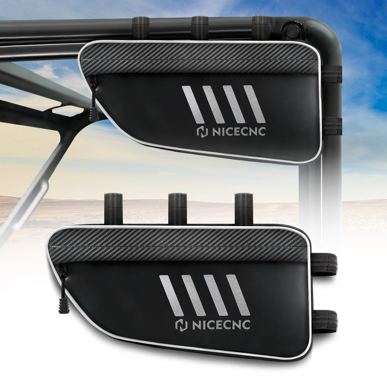 UTV Roll Bar Overhead Storage Tool Bag For Polaris Ranger RZR XP 4 1000 Can Am Maverick Sport - Image 14