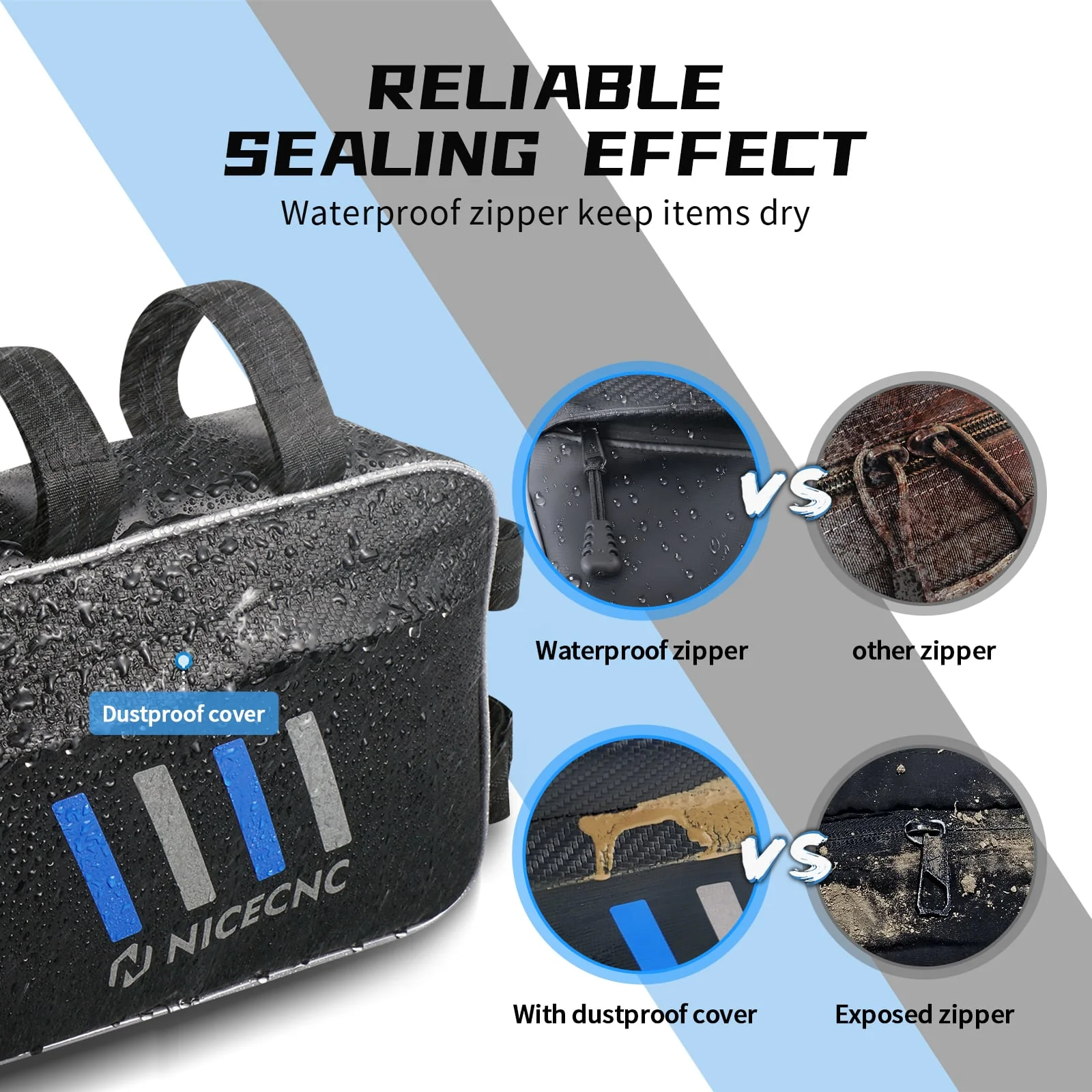 UTV Roll Bar Overhead Storage Tool Bag For Polaris Ranger RZR XP 4 1000 Can Am Maverick Sport - Image 5