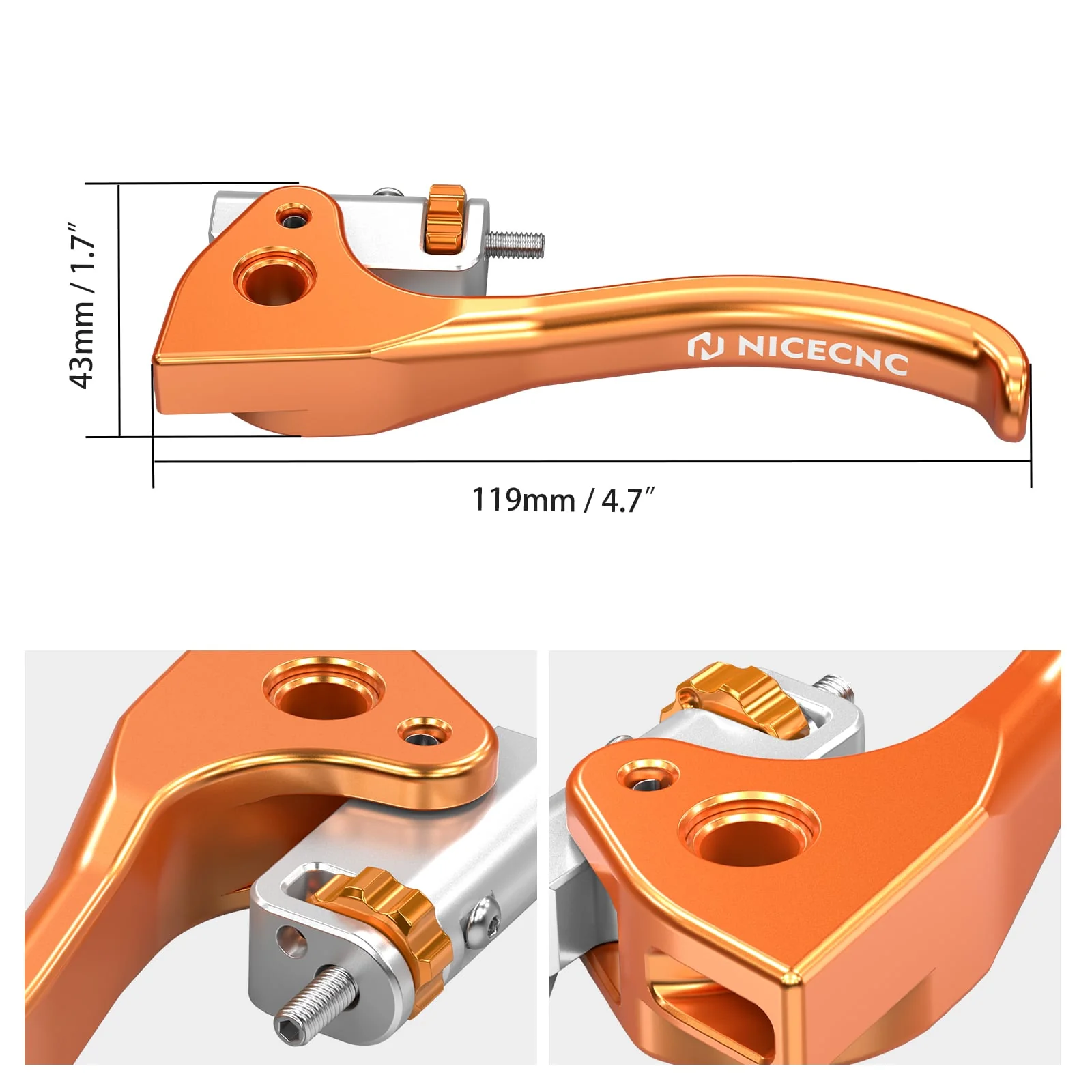 Shorty Brake Clutch Lever Set For KTM Husqvarna Gas Gas Sherco Triumph Brembo System - Image 16
