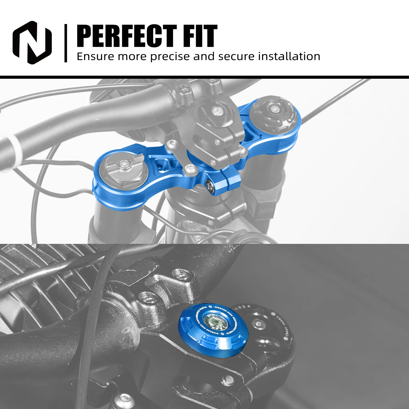 Upper Triple Clamp Top Link & Front Fork Suspension Core For Surron Light Bee X/ S - Image 3