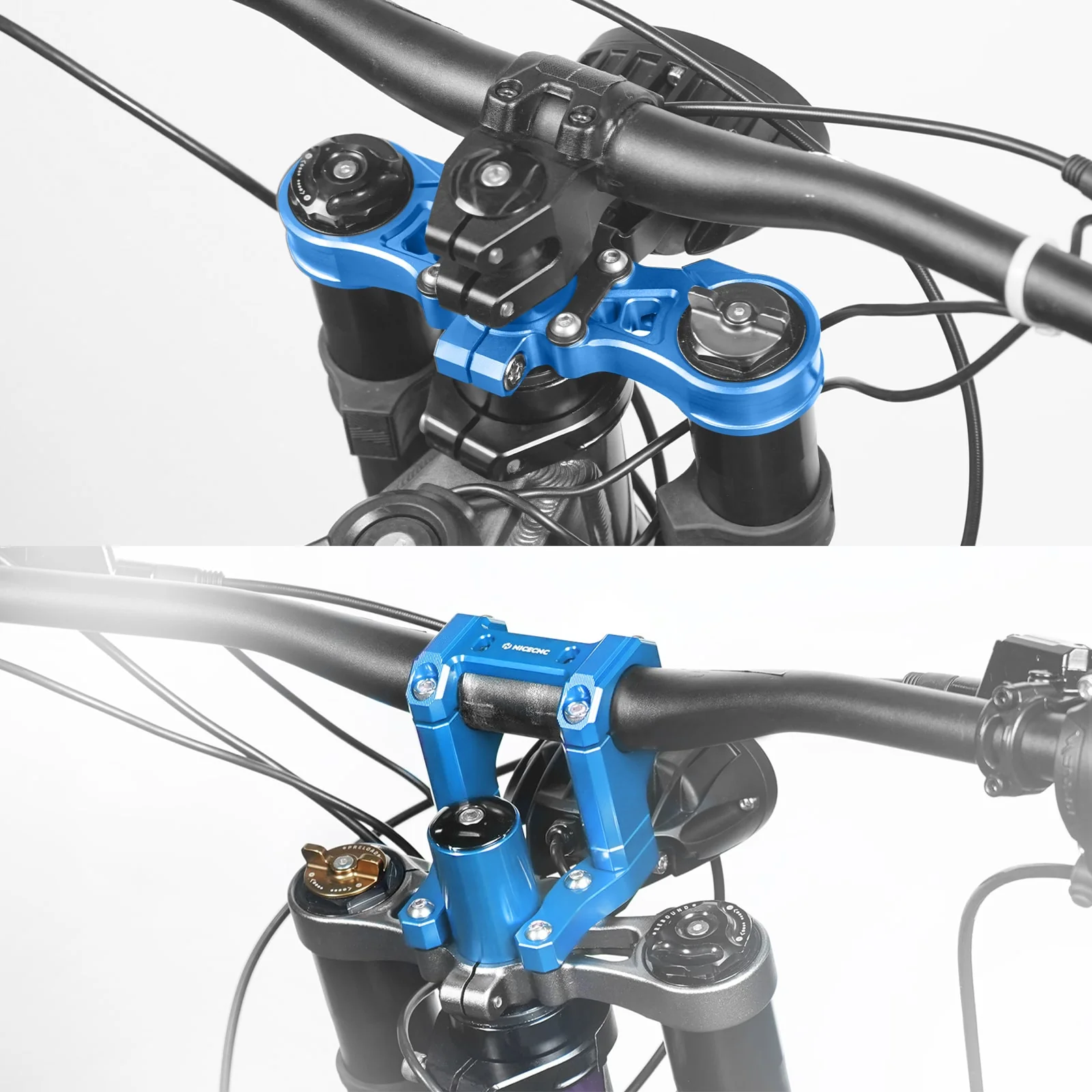 Upper Triple Clamp Top Link & Handlebar Riser For Surron Light Bee X/ S - Image 3