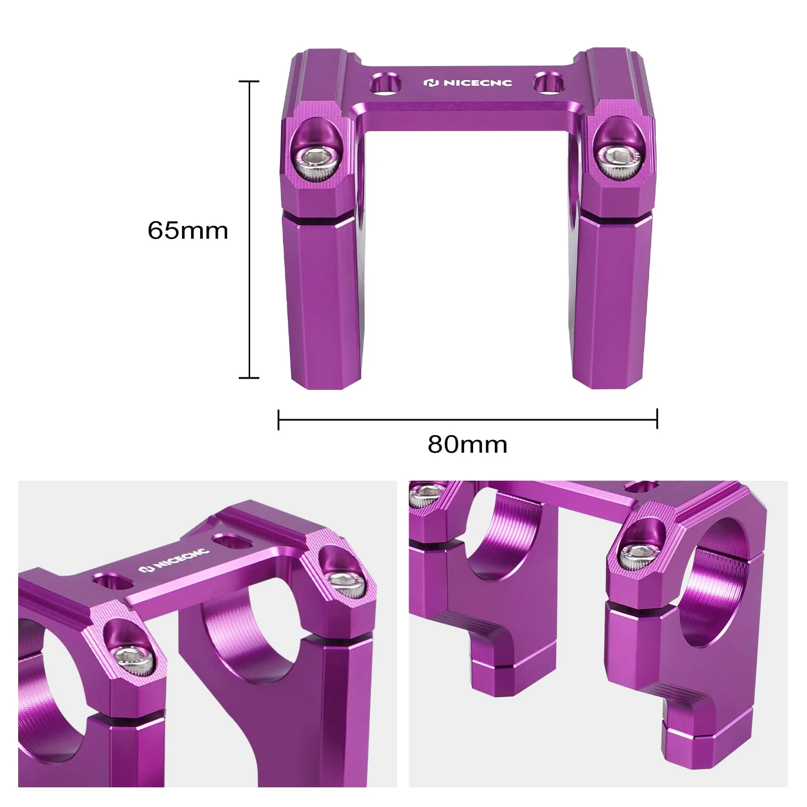 Upper Triple Clamp Top Link & Handlebar Riser For Surron Light Bee X/ S - Image 7