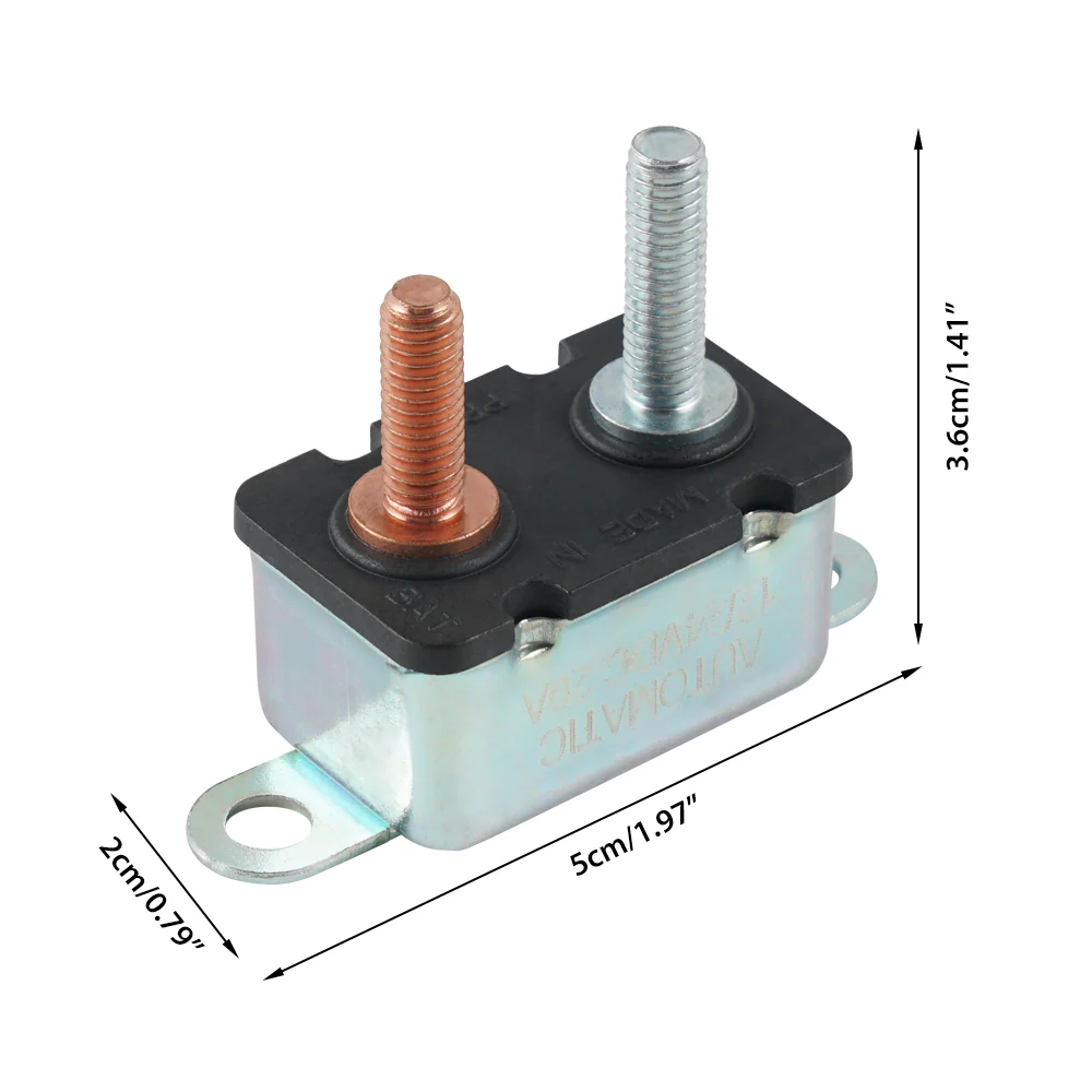 20 Amp Circuit Breaker For Polaris RZR XP 900  RANGER 1000 Sportsman 800 850 900 - Image 2