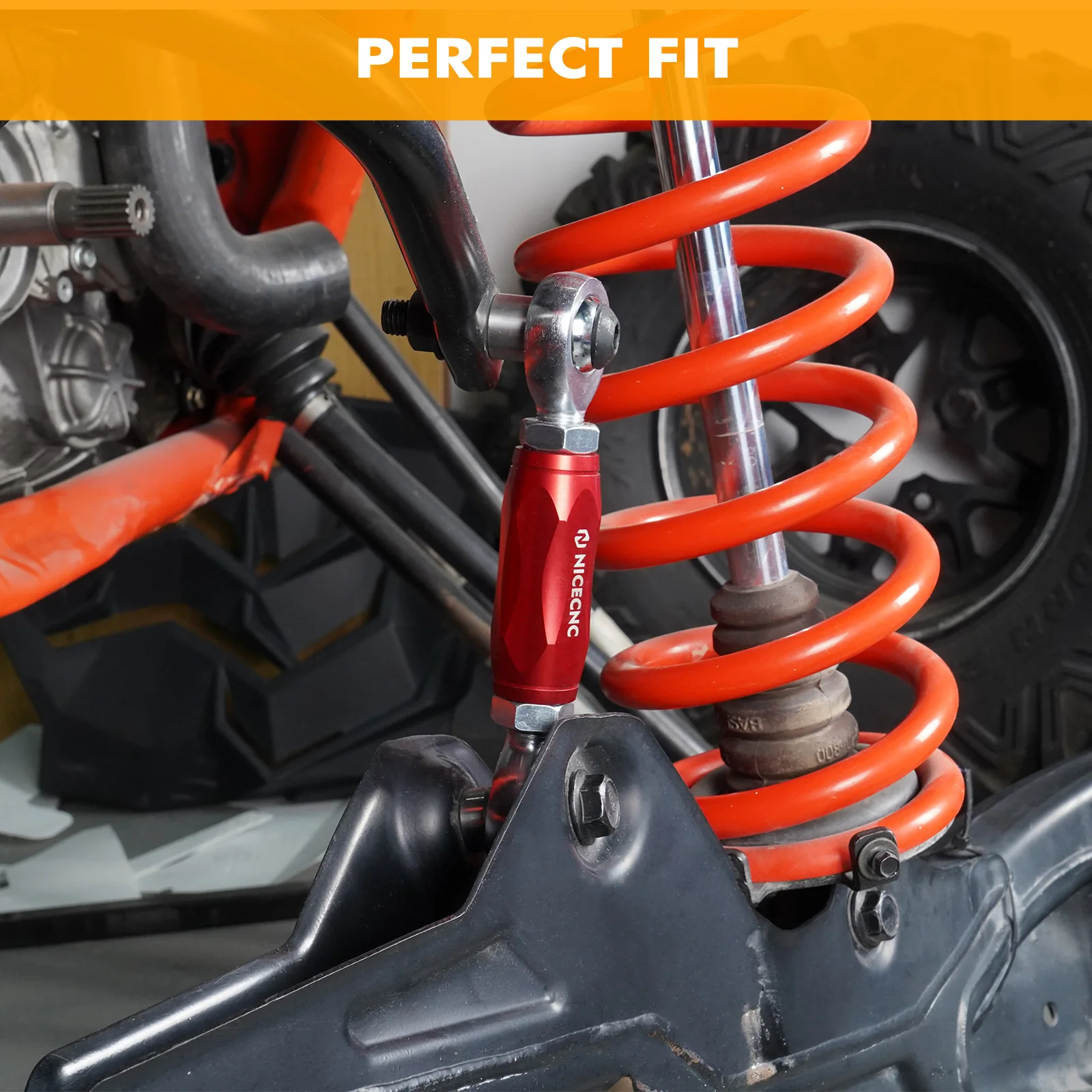 UTV Front Sway Bar Stabilizer Links Kit For Can-Am Maverick X3 2017-2018 - Image 14