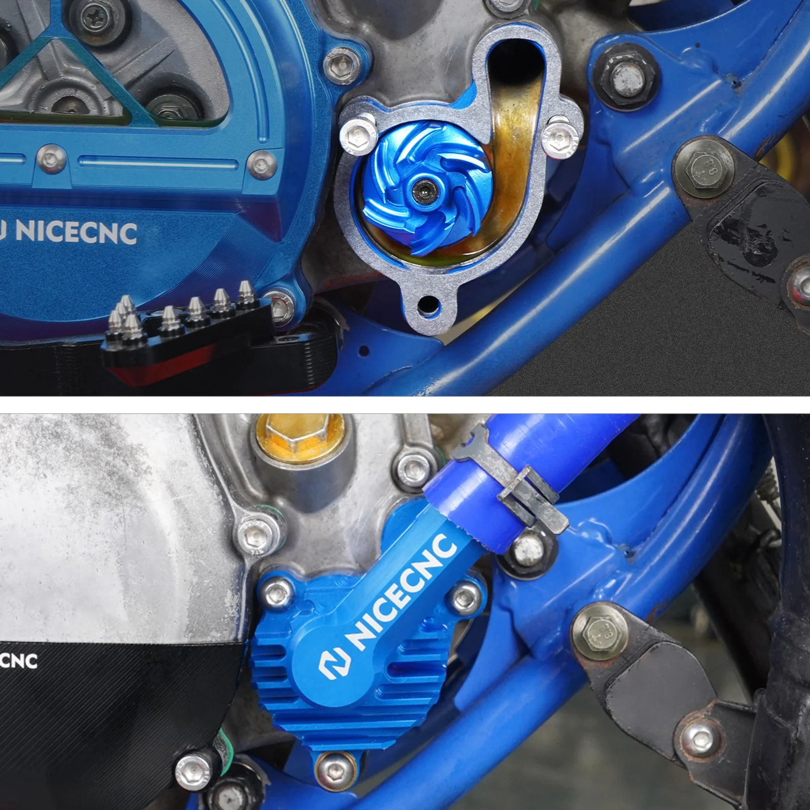Water Pump Cover and Oversized Impeller Cooler Kit For Yamaha YZ85 2002-2018 - Image 3