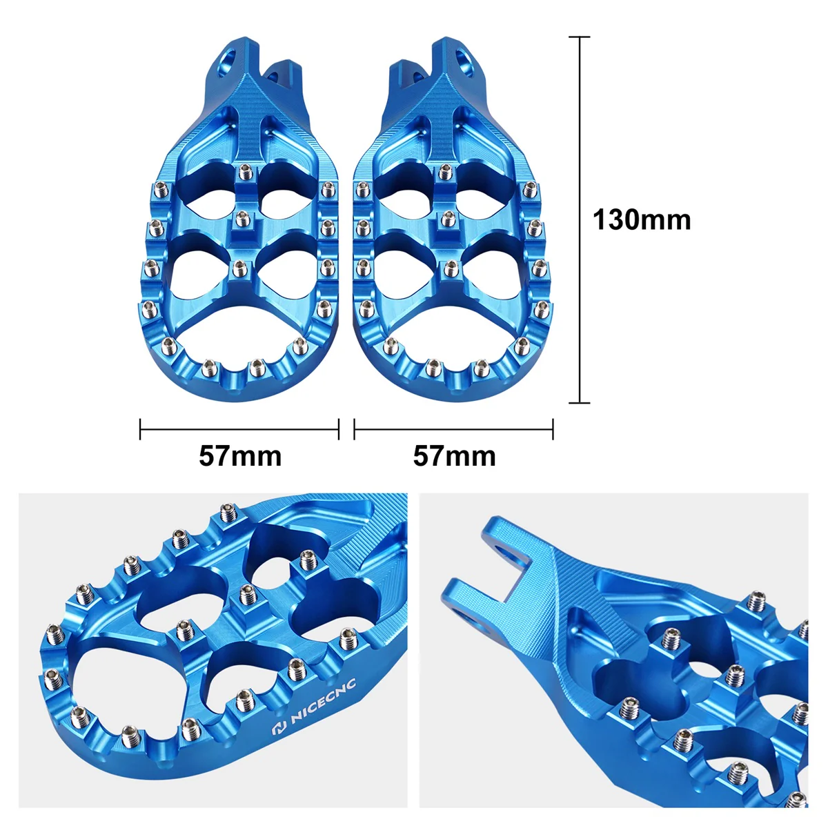 Wide Lengthened Enlarged Foot Pegs For Suzuki DRZ400S 2000-2024 - Image 16