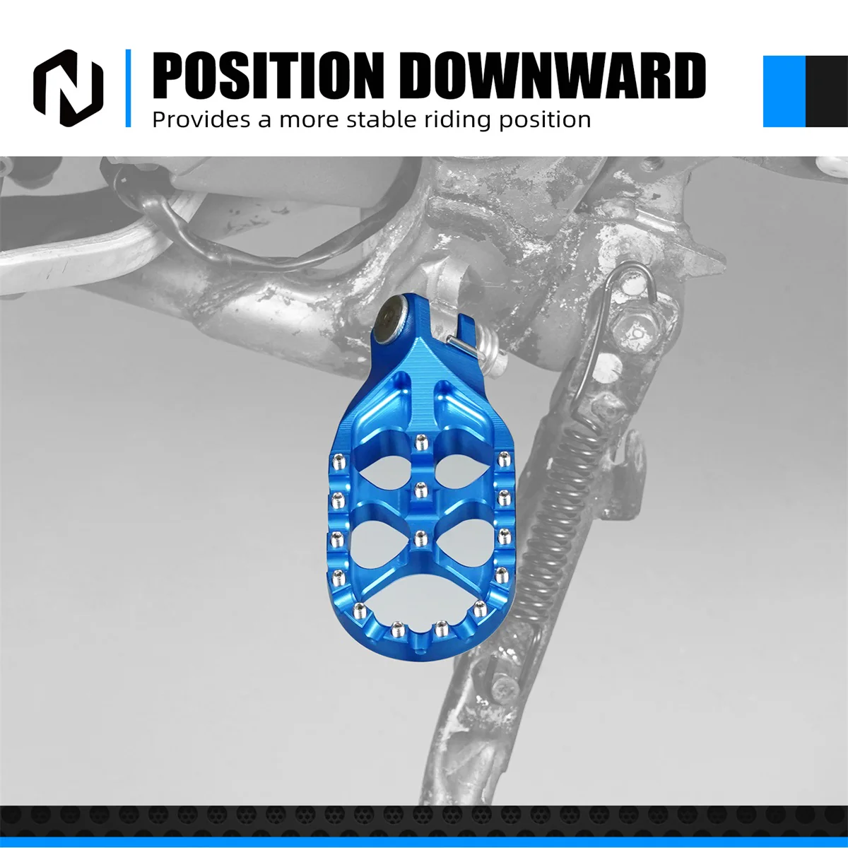 Wide Lengthened Enlarged Foot Pegs For Suzuki DRZ400S 2000-2024 - Image 19