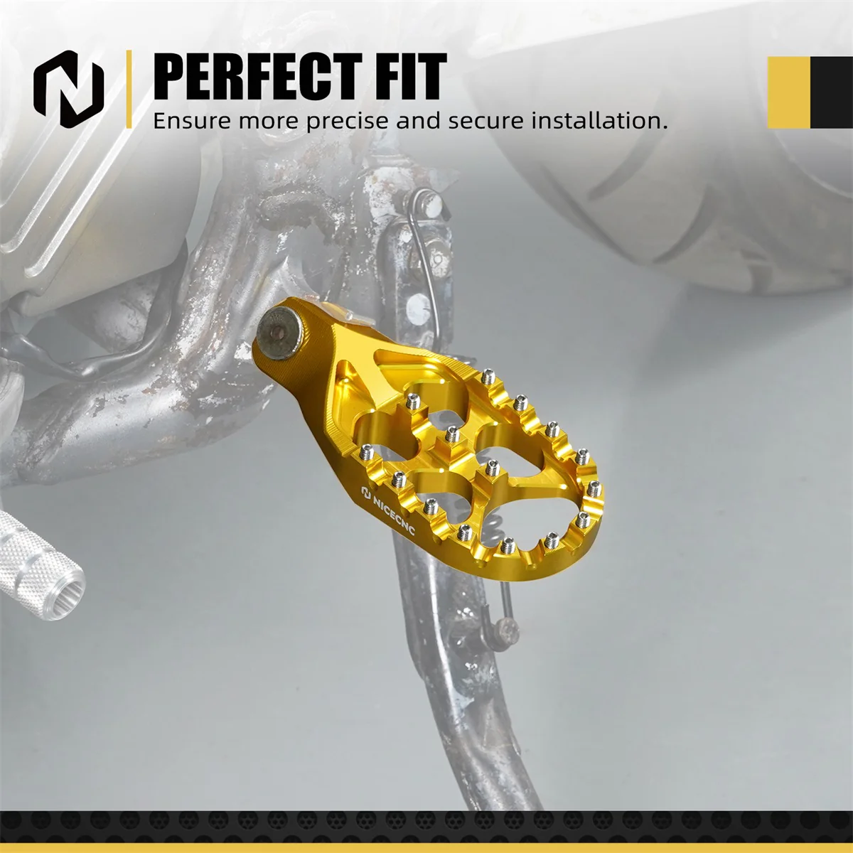 Wide Lengthened Enlarged Foot Pegs For Suzuki DRZ400S 2000-2024 - Image 2
