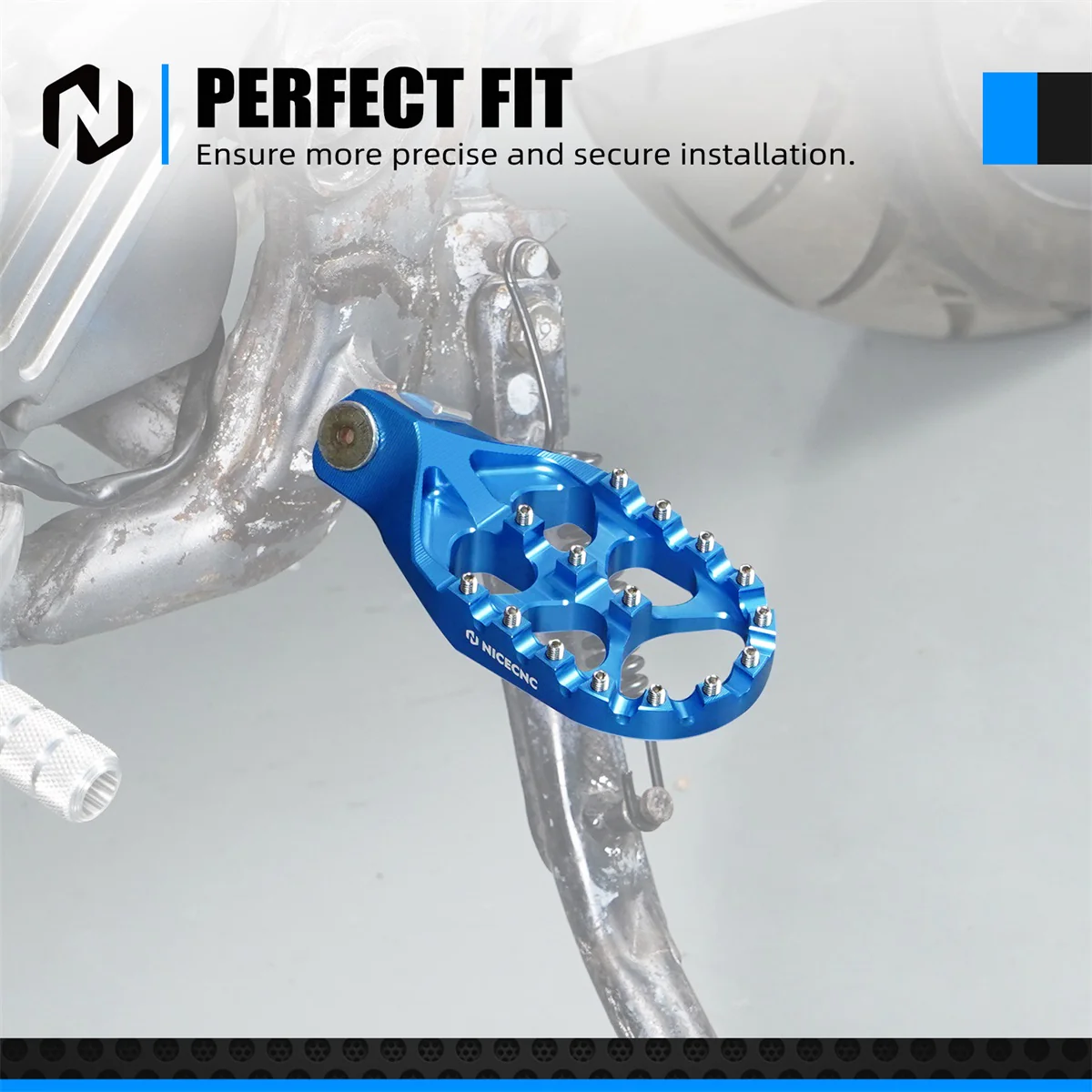 Wide Lengthened Enlarged Foot Pegs For Suzuki DRZ400S 2000-2024 - Image 3